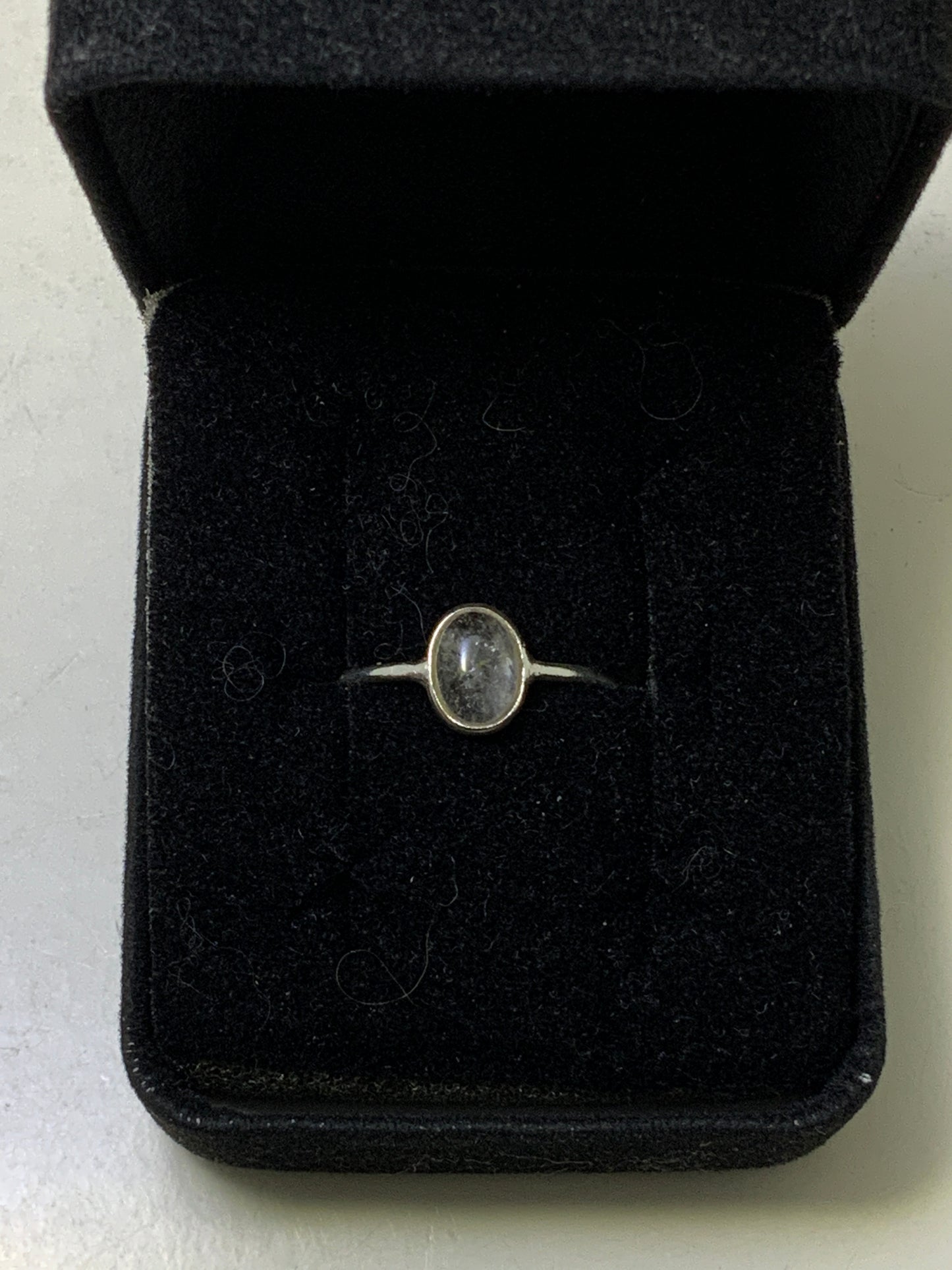 Tourmalized Quartz Sterling Silver Ring