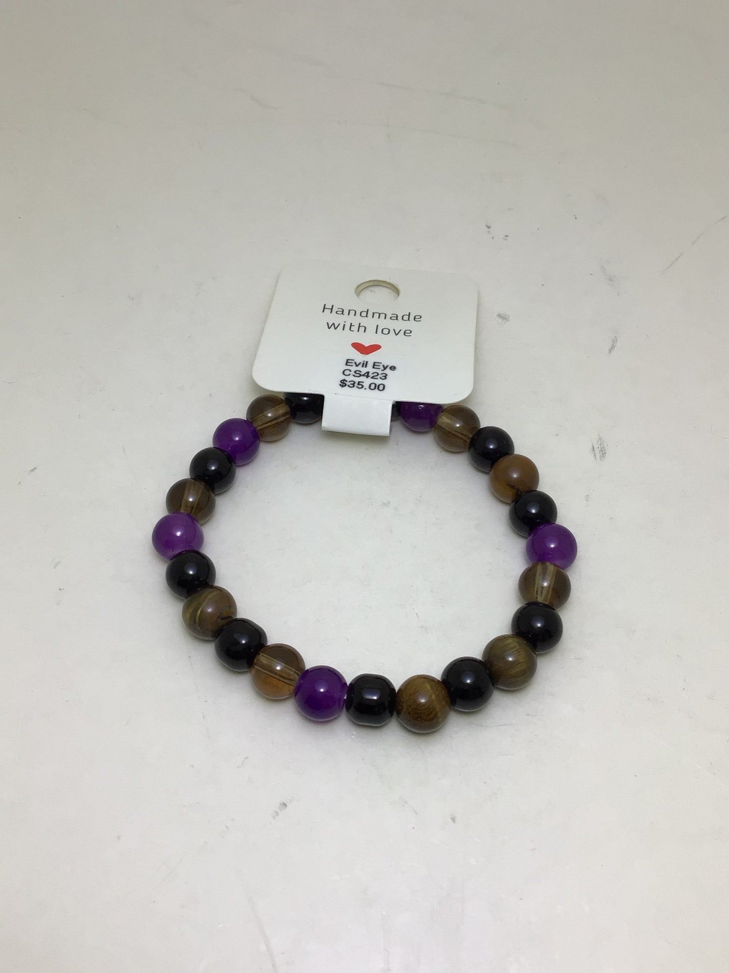Tiger Eye & Evil Eye Protection Bracelet