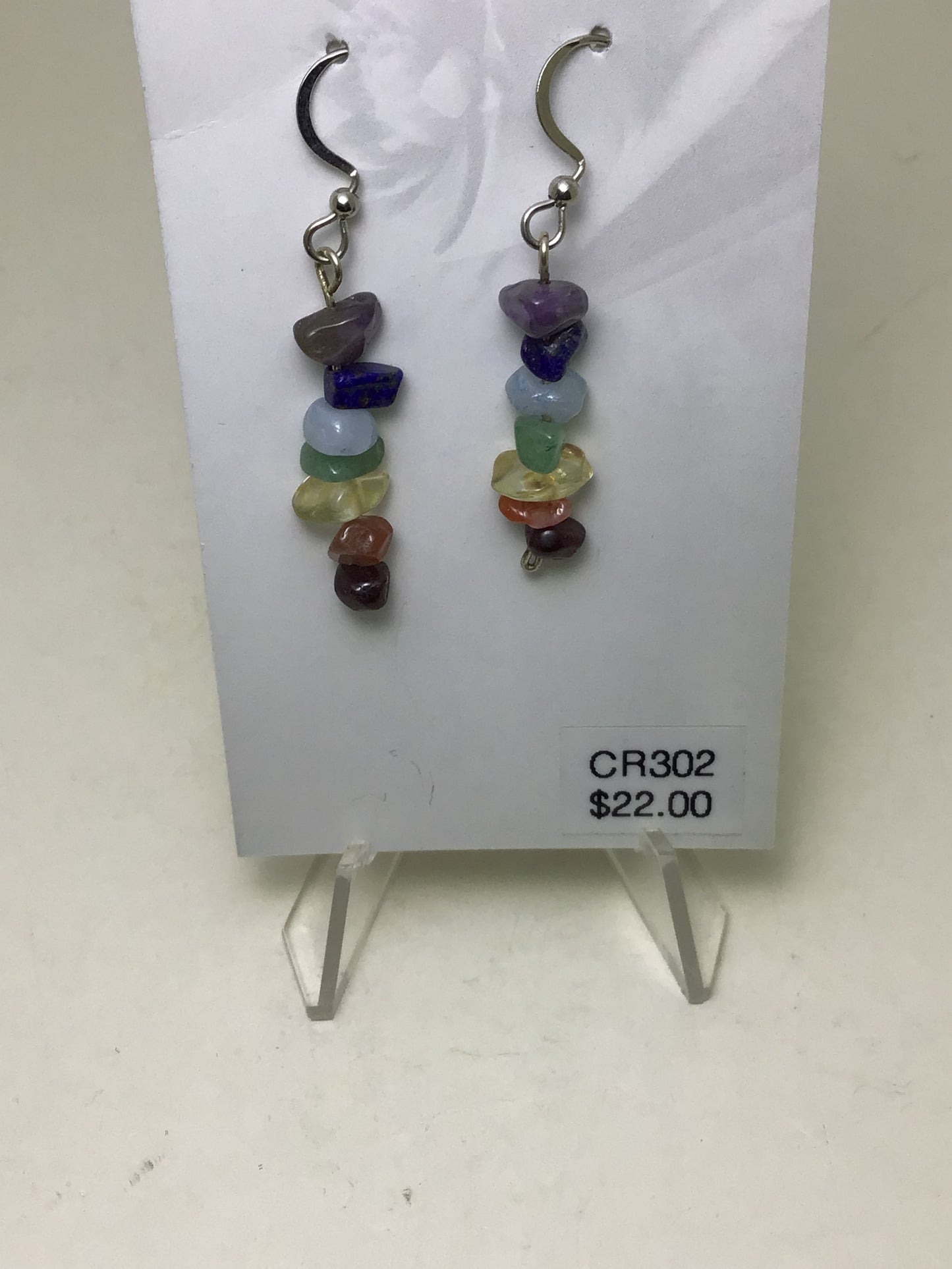 Chakra Stone Chip Earrings