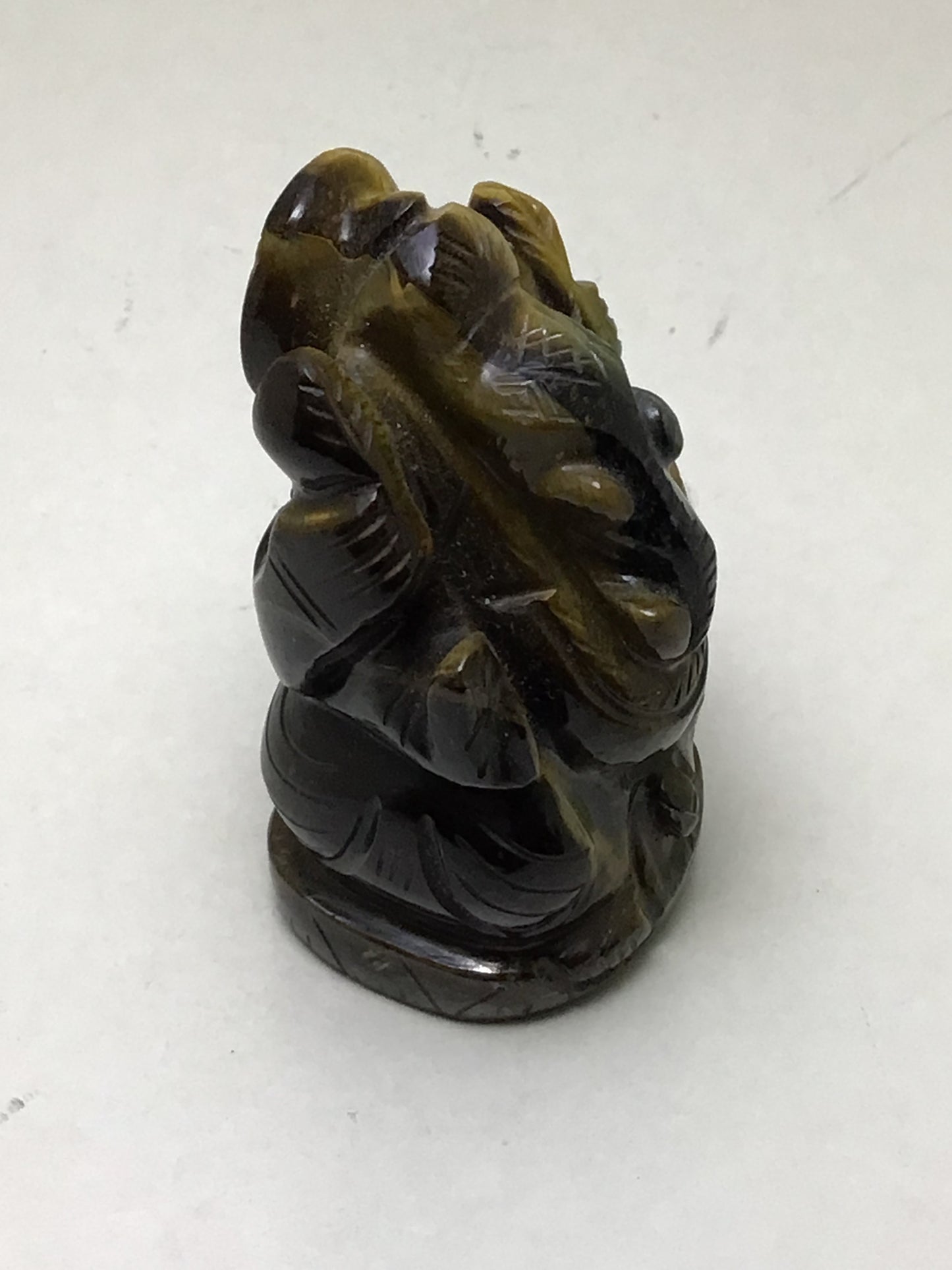 Gold Tiger Eye Ganesha