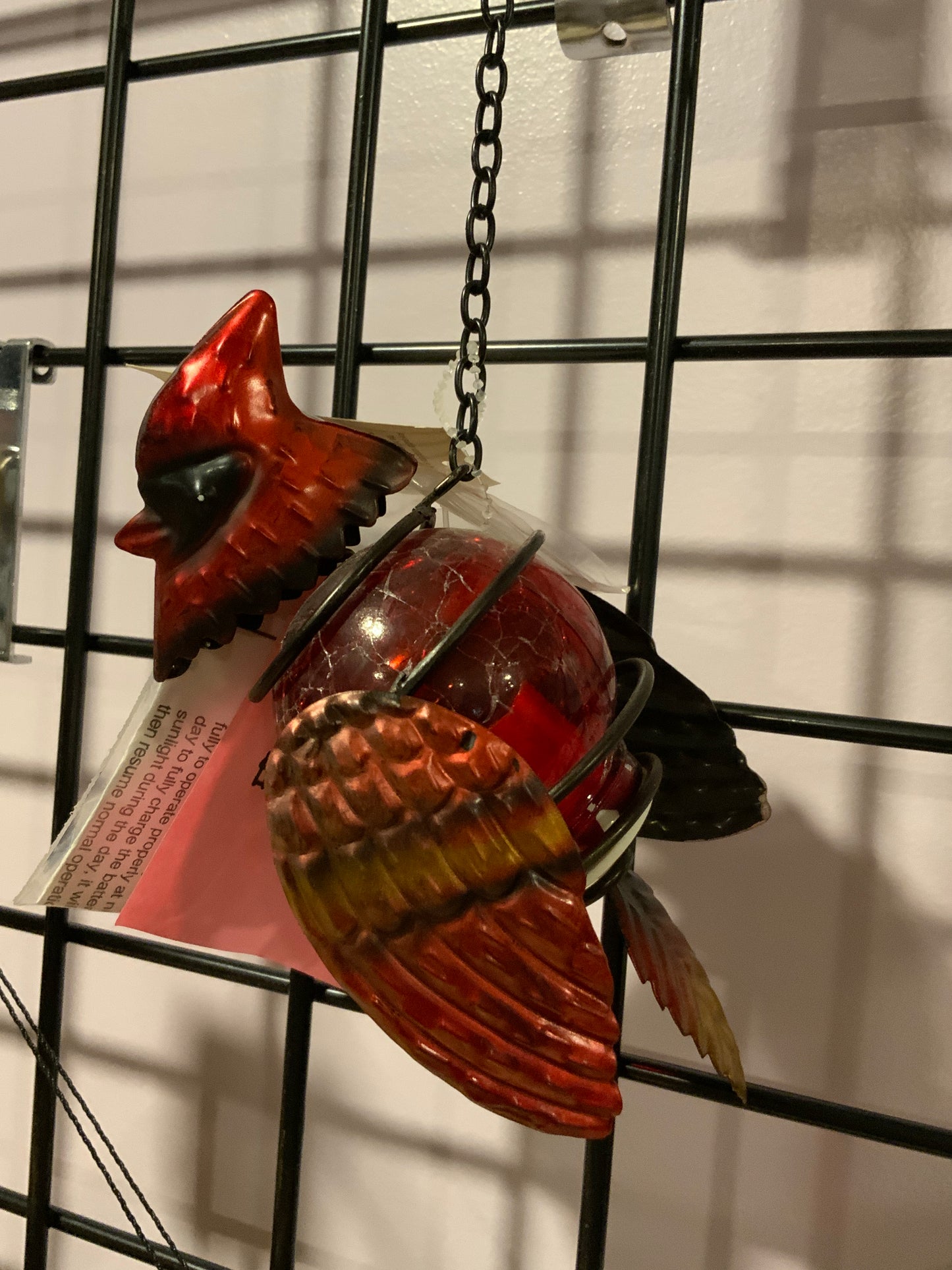 Cardinal Solar Lantern