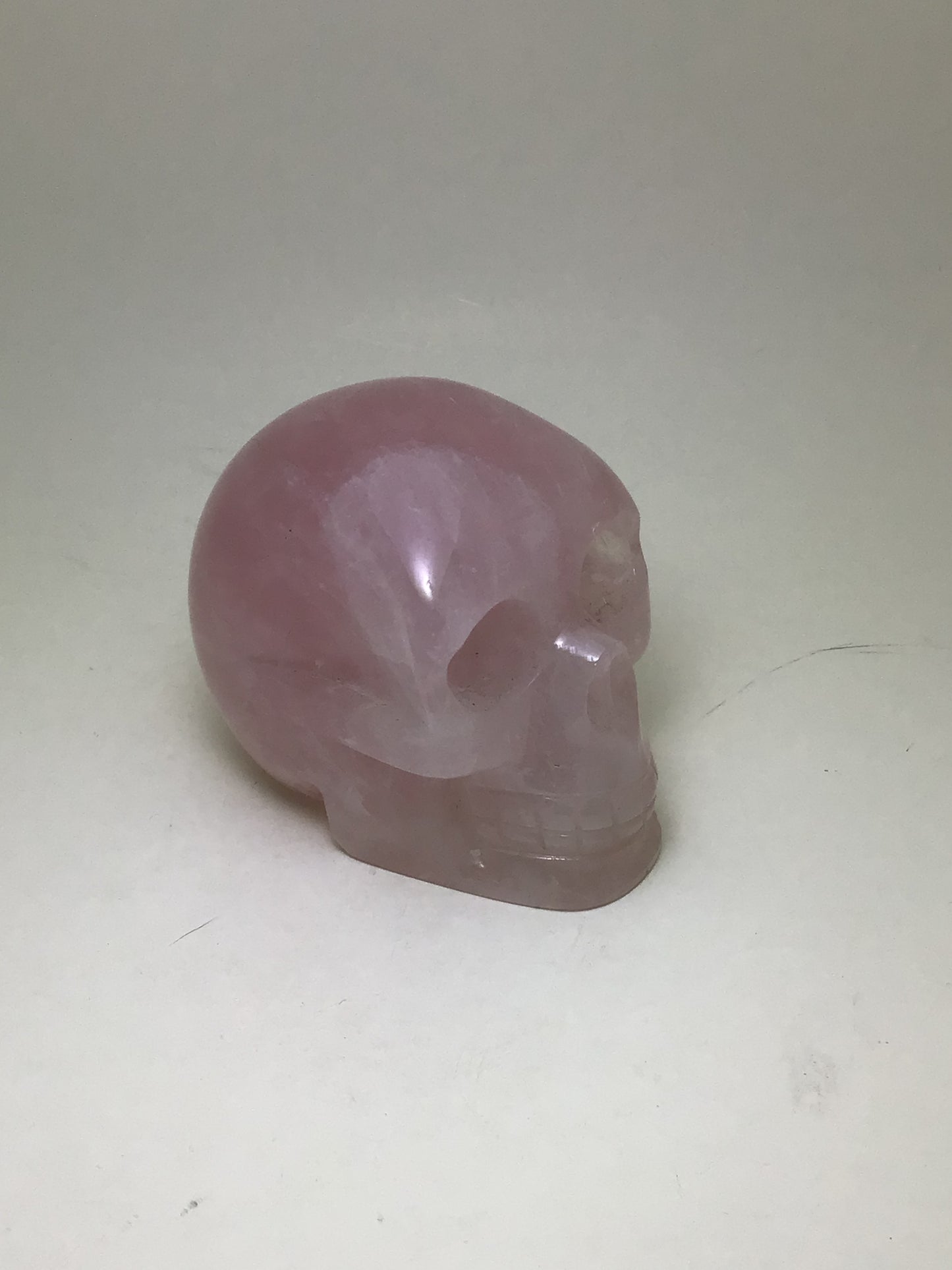 Rose Quartz Skull