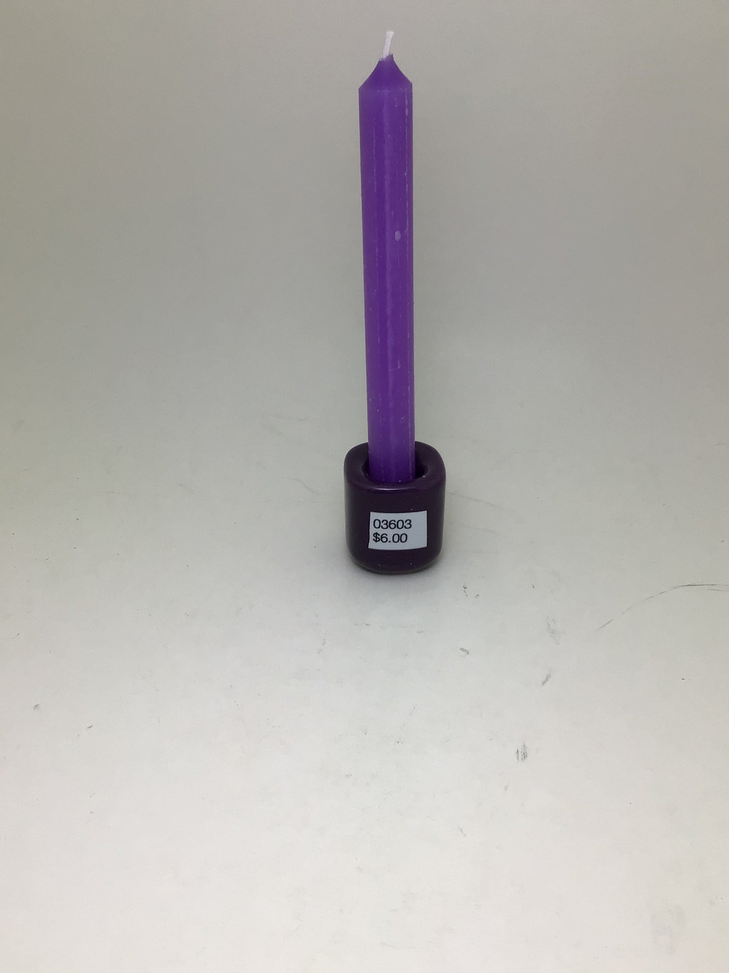 Purple Mini Ceramic Candle Holder