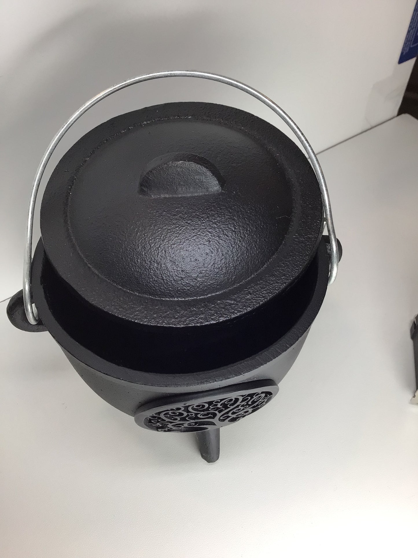 Tree of Life Cast Iron Cauldron