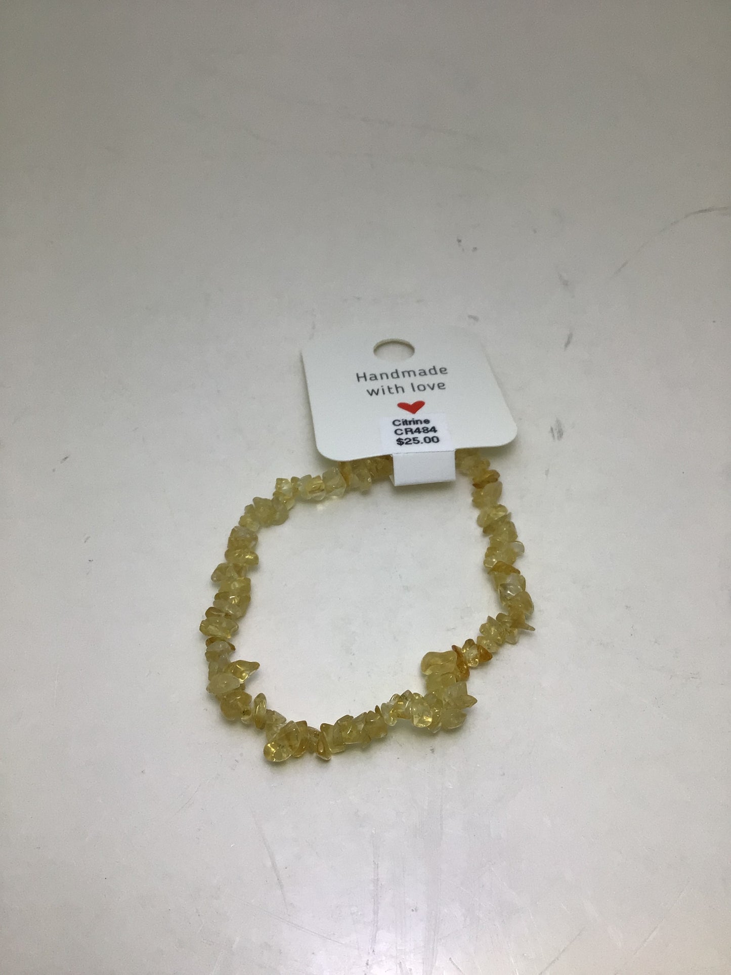 Citrine Stone Chip Bracelet