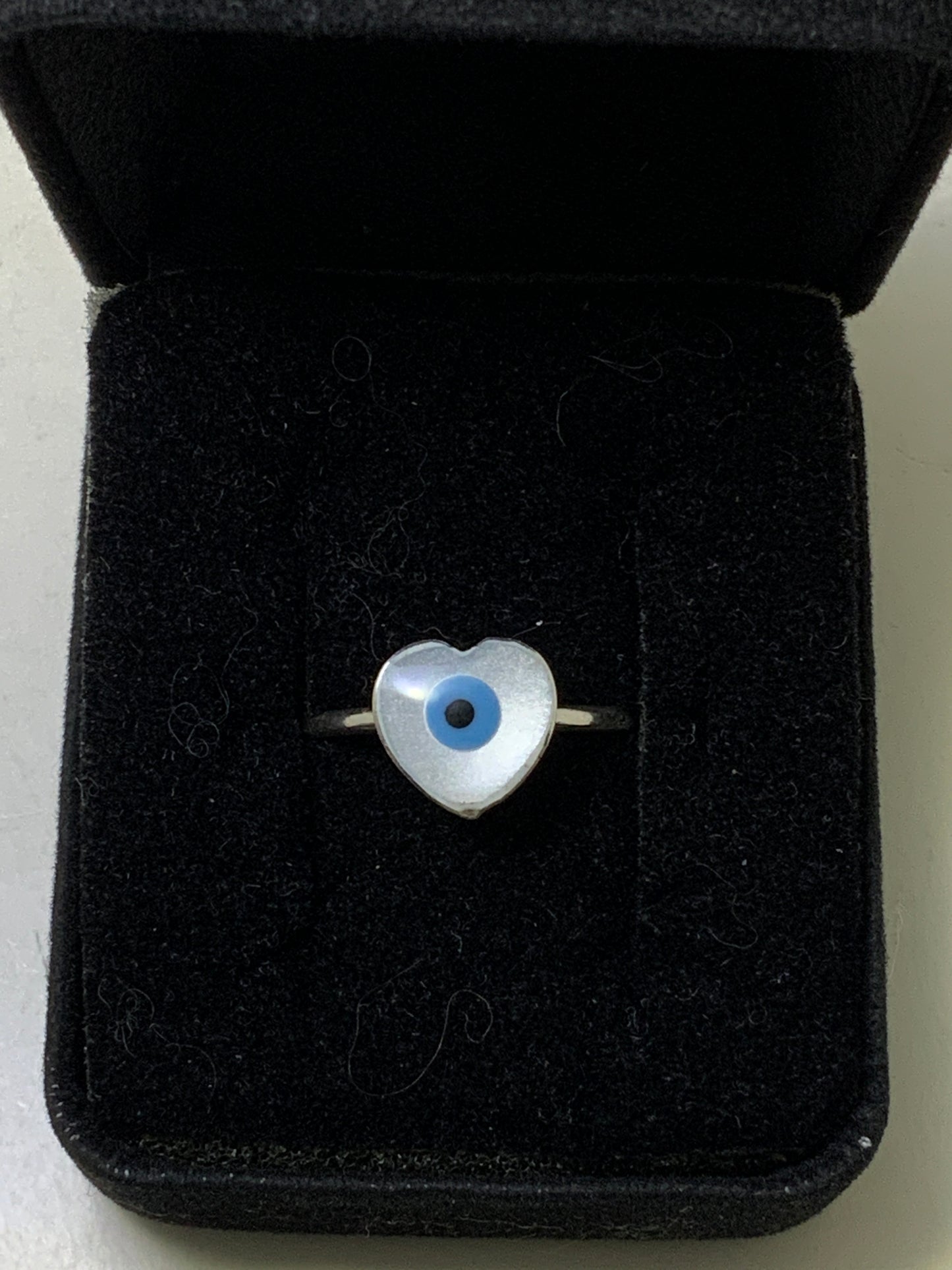 Heart Shape Evil Eye Ring