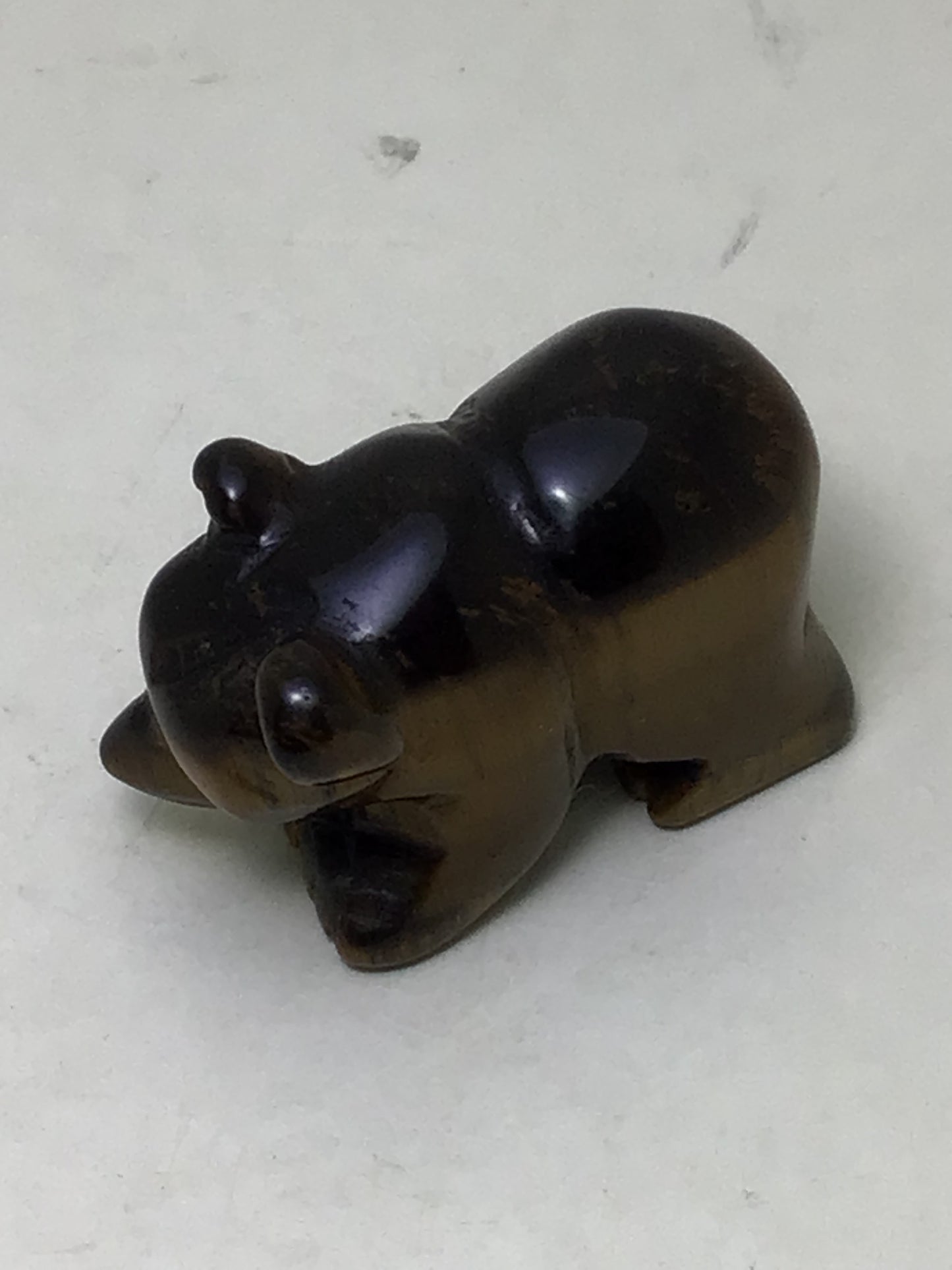 Gold Tiger Eye Bear