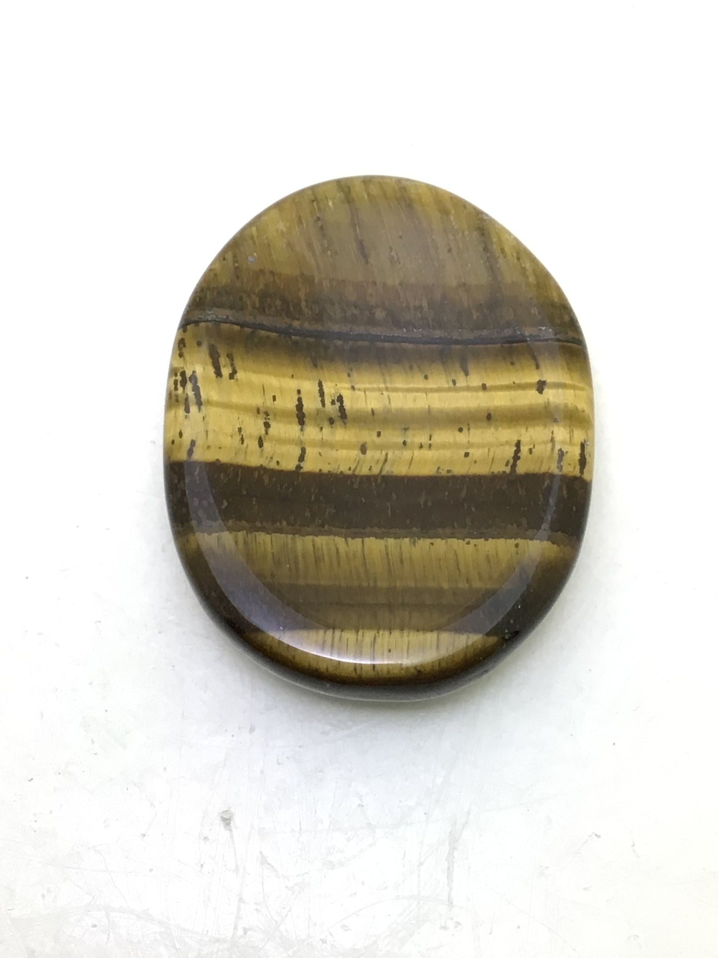 Gold Tiger Eye Thumb Stone