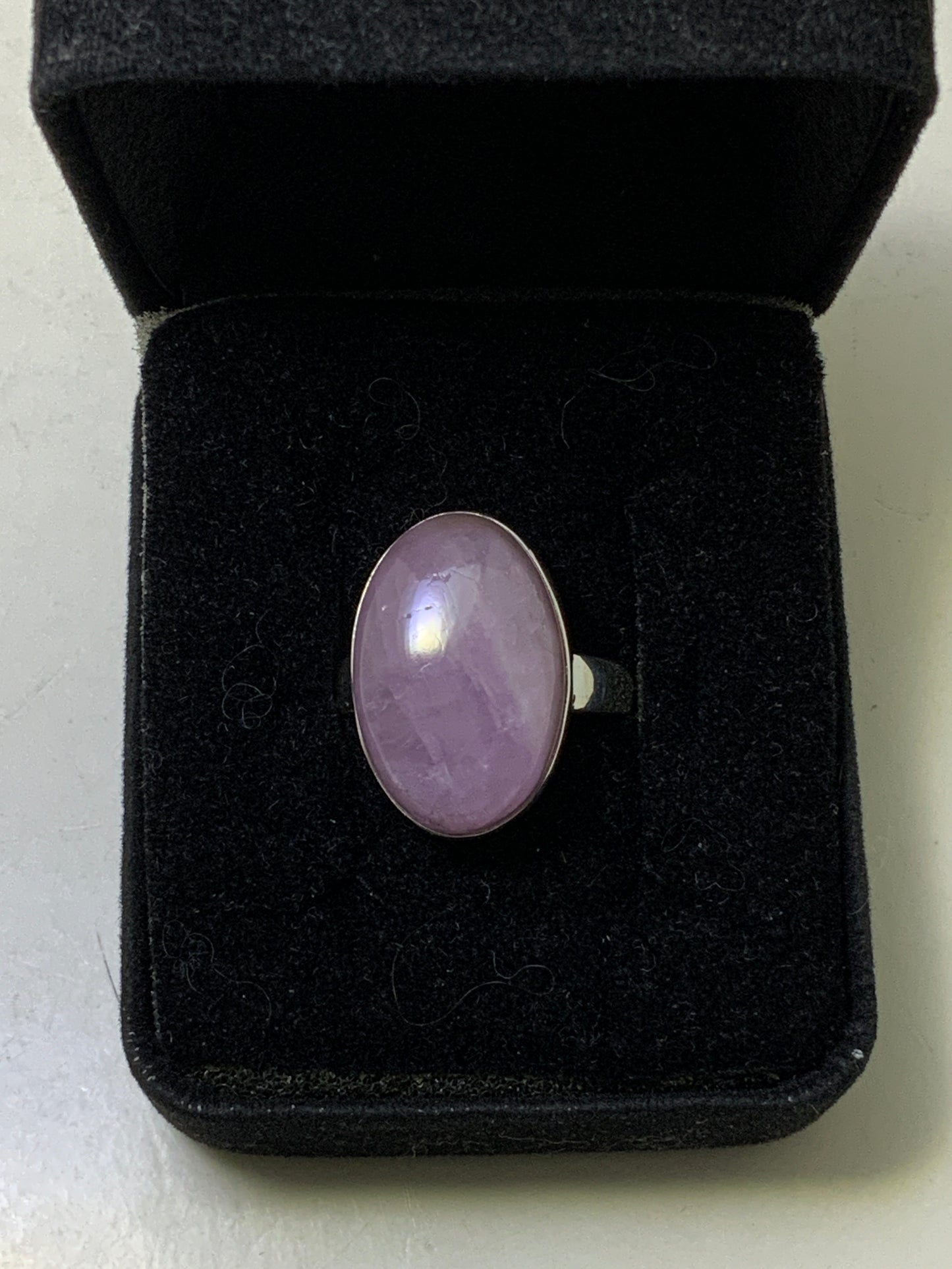 Kunzite Sterling Silver Ring