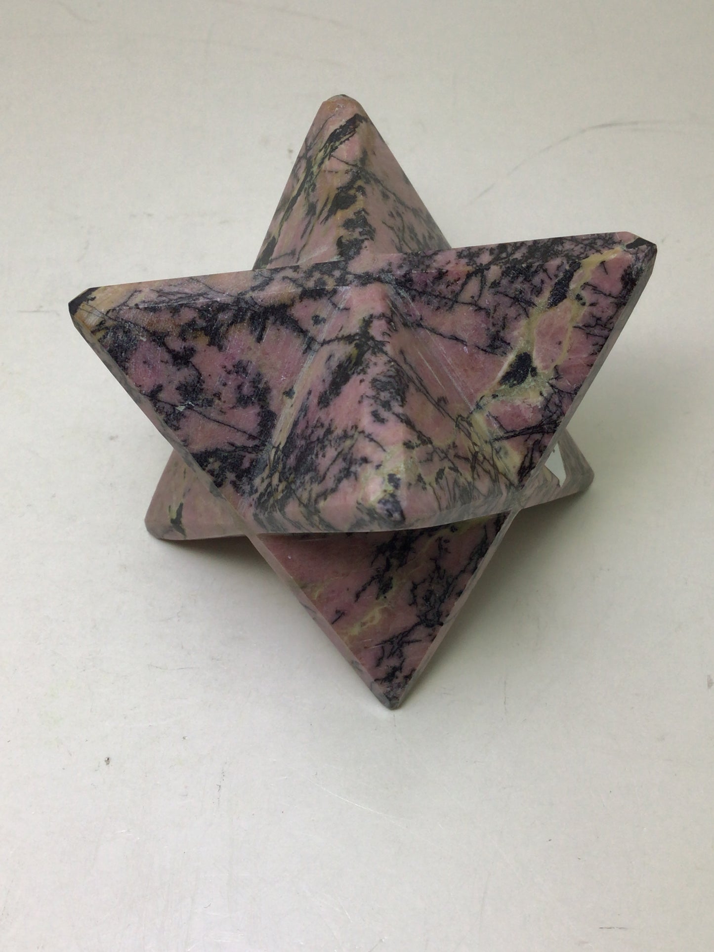 Rhodonite Merkaba