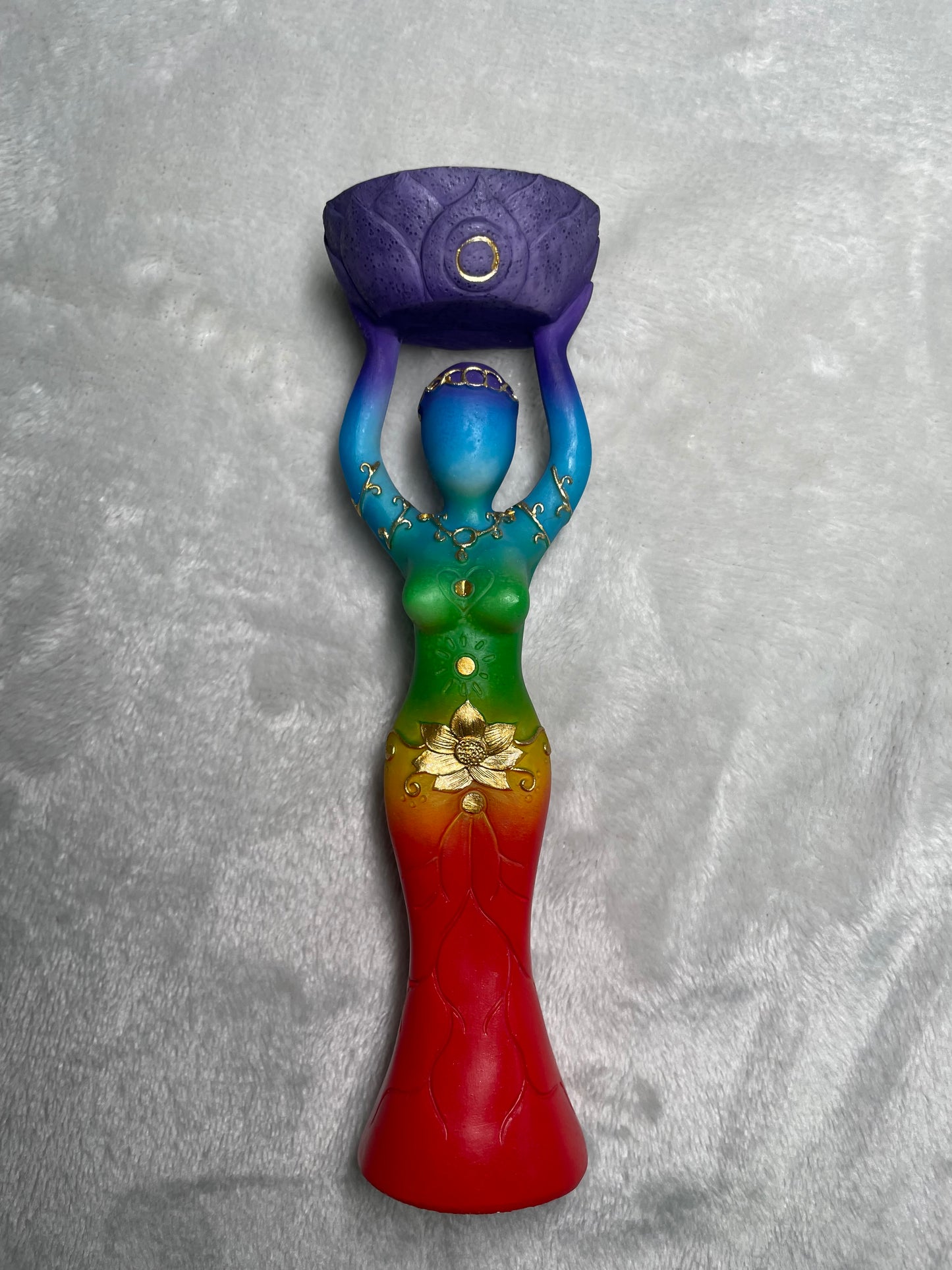 Chakra Goddess T Lite Holder