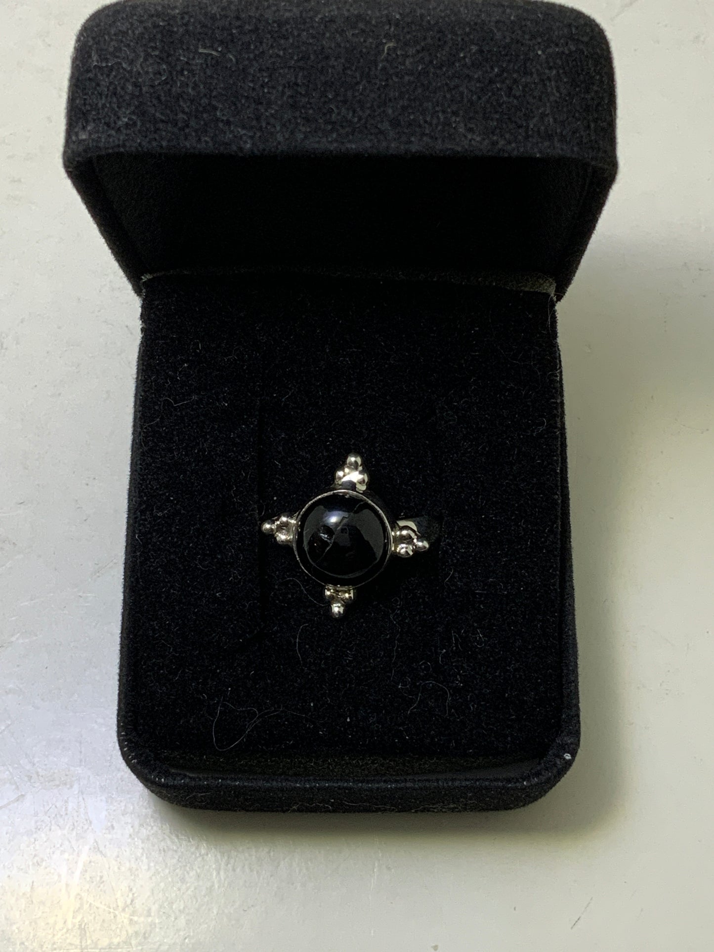 Black Onyx Sterling Silver Rings