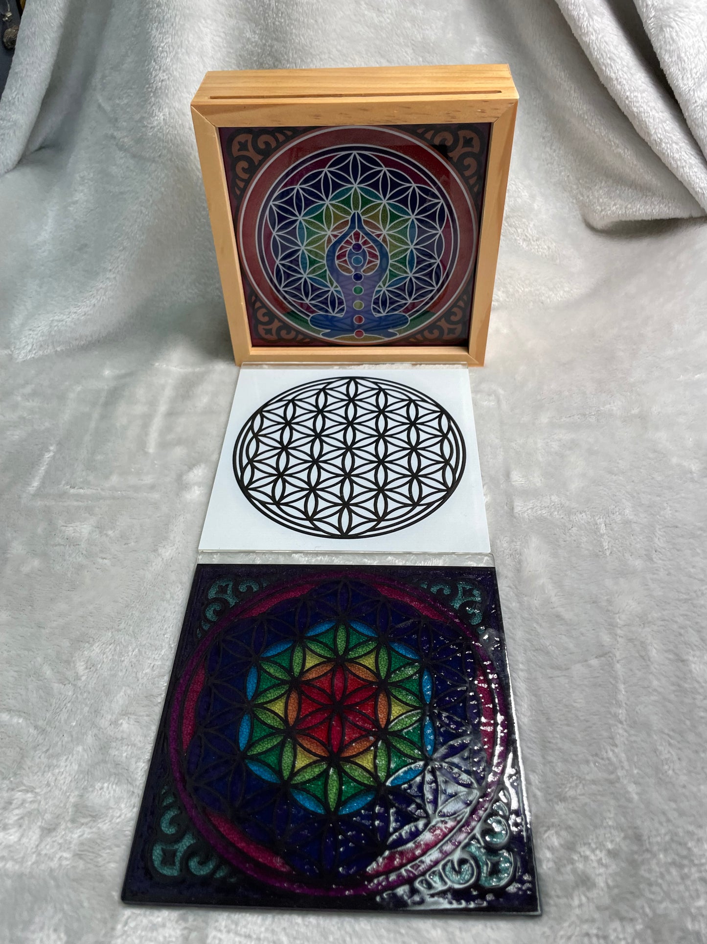 Wood USB Light Box