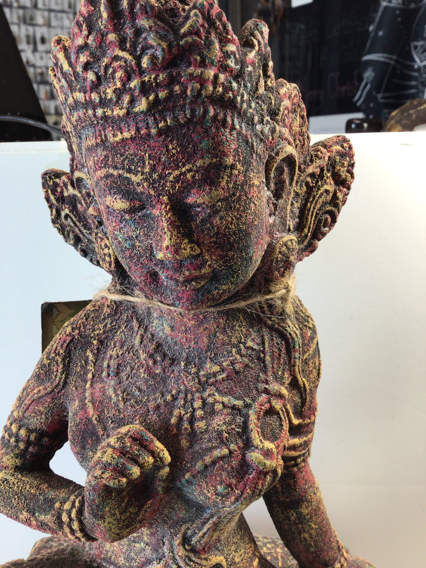 Chakra Tara Volcanic Stone Statue