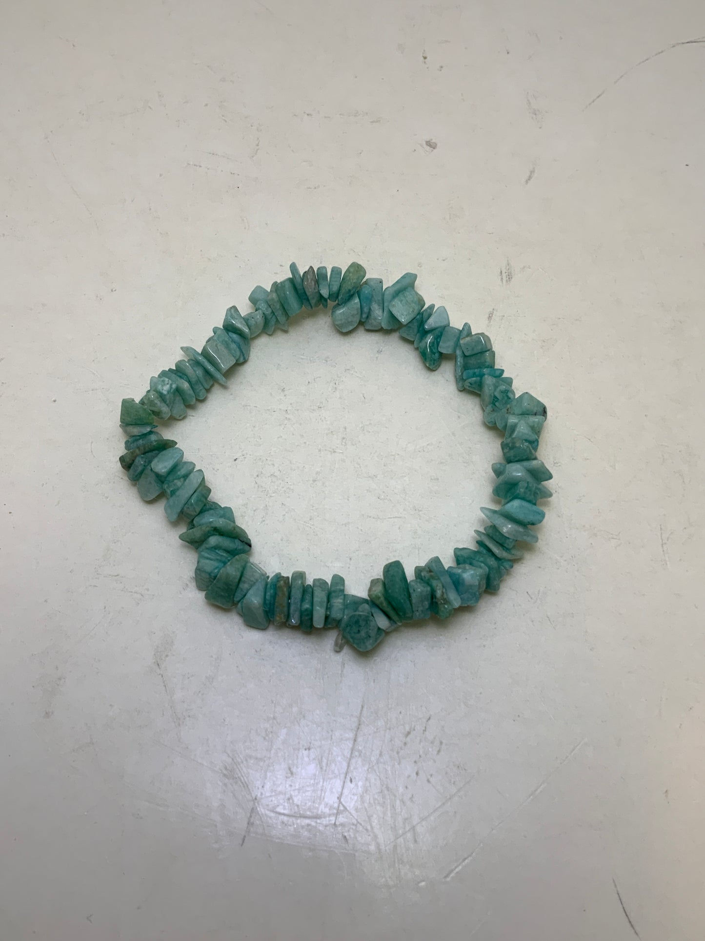 Amazonite Stone Chip Bracelet