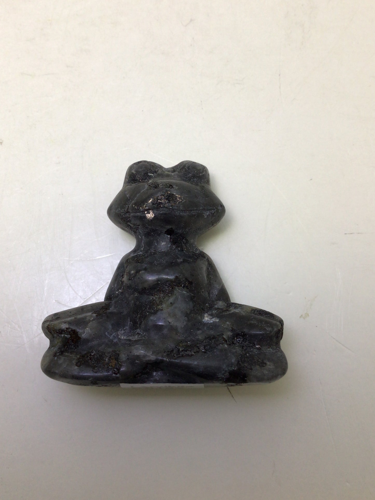Larvikite Yoga Frog