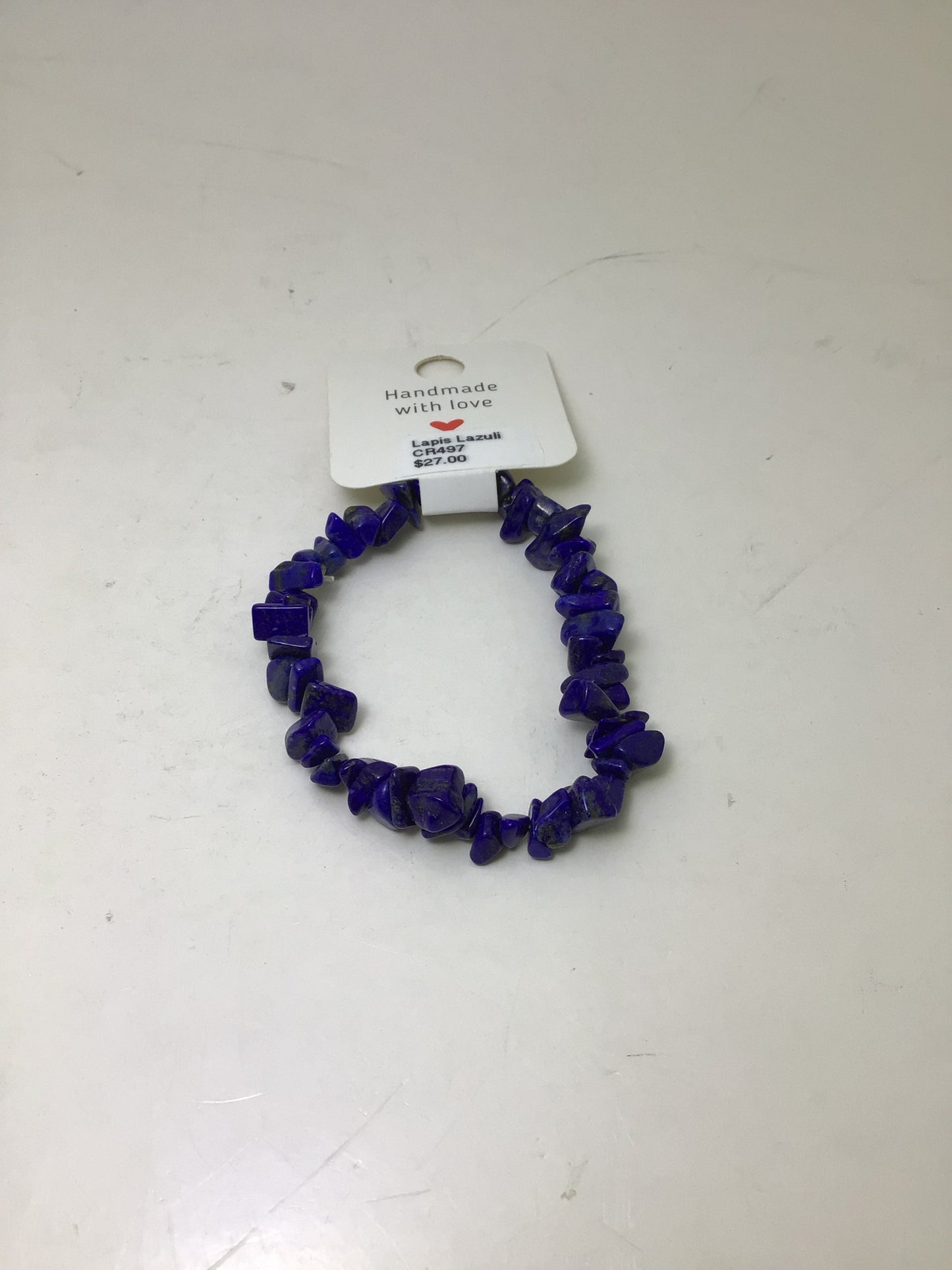 Lapis Lazuli Stone Chip Bracelet