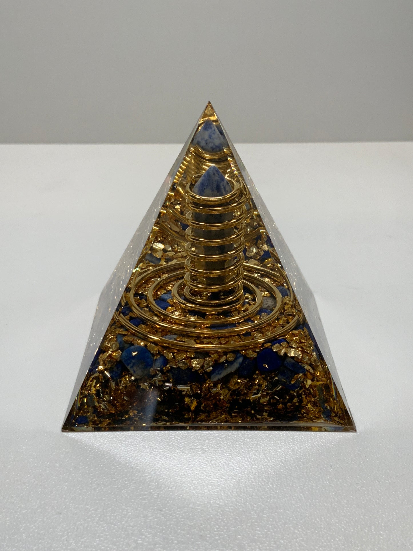 Lapis Orgonite Pyramid