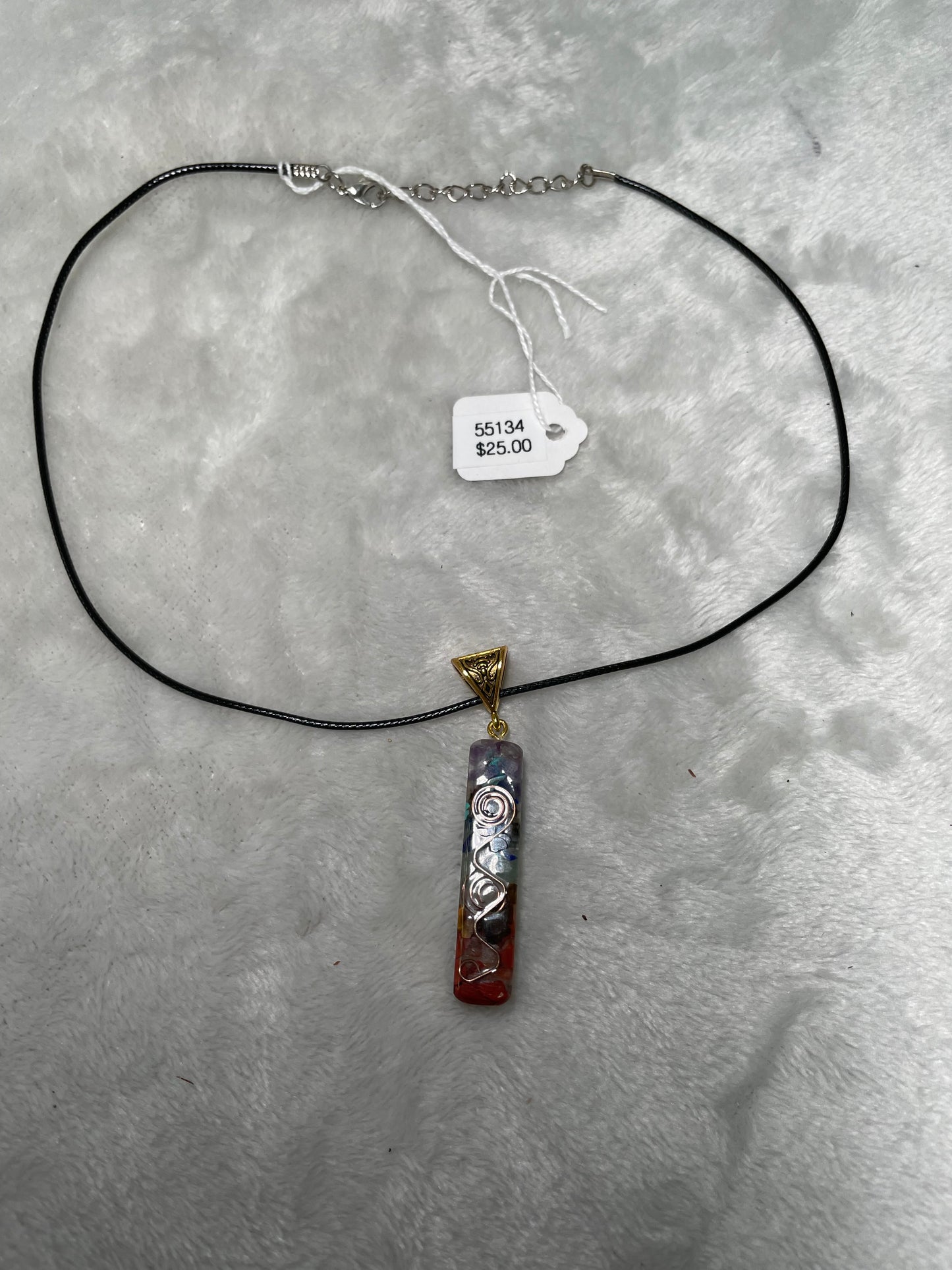 Chakra Orgonite Pendant