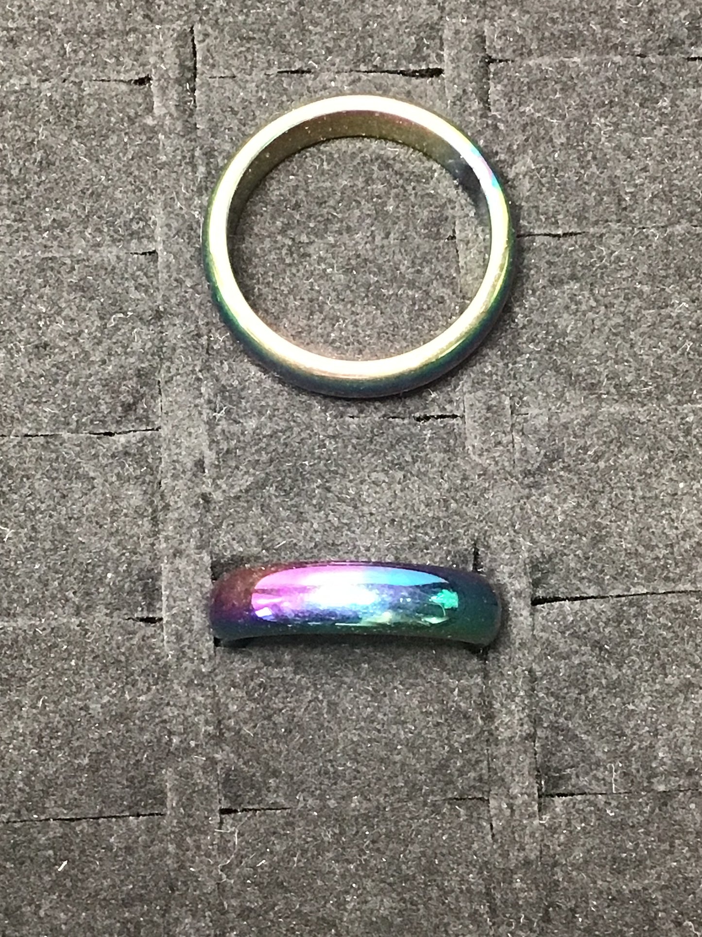 Rainbow Hematite Ring