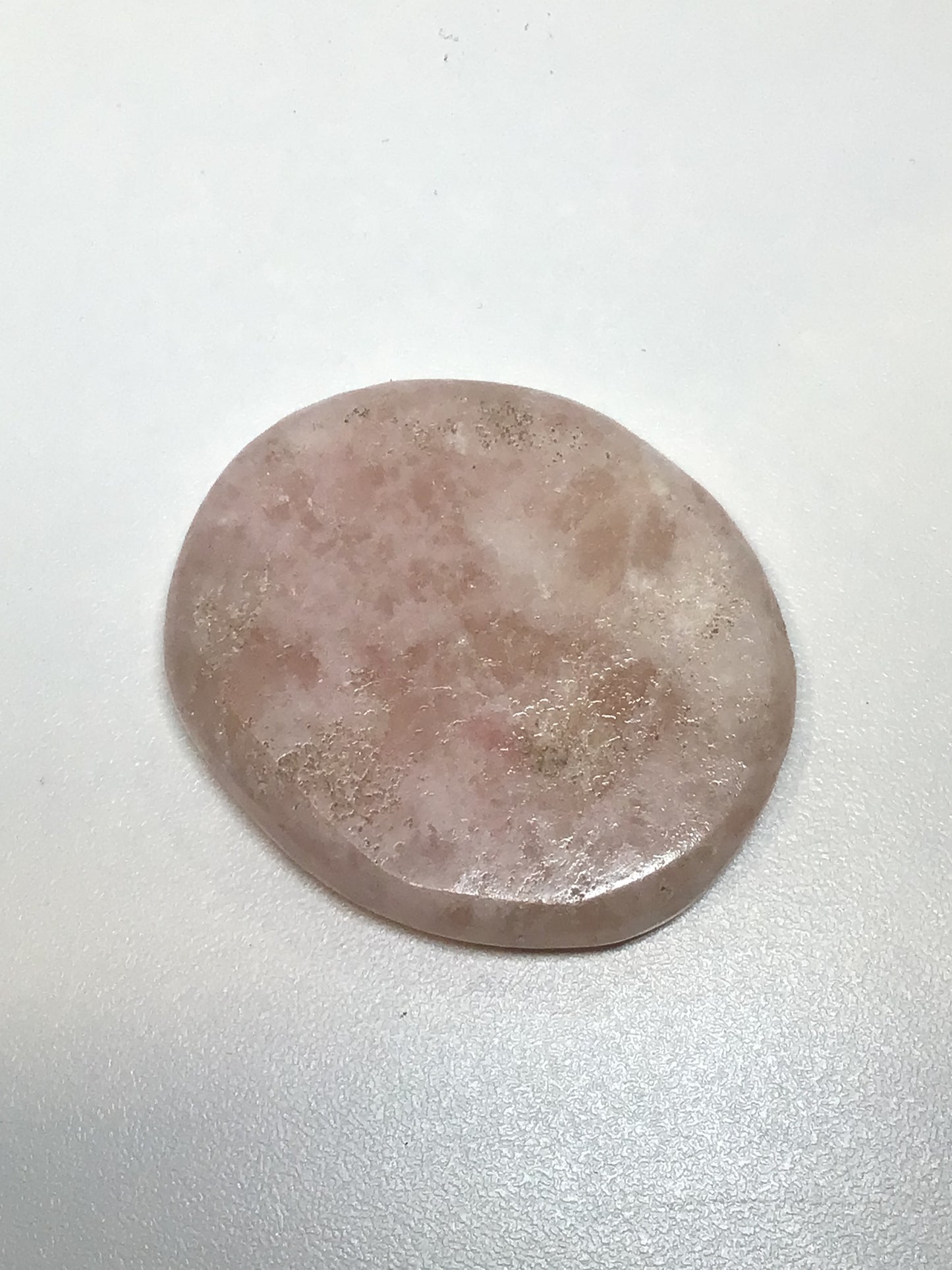 Strawberry Calcite Worry Stone