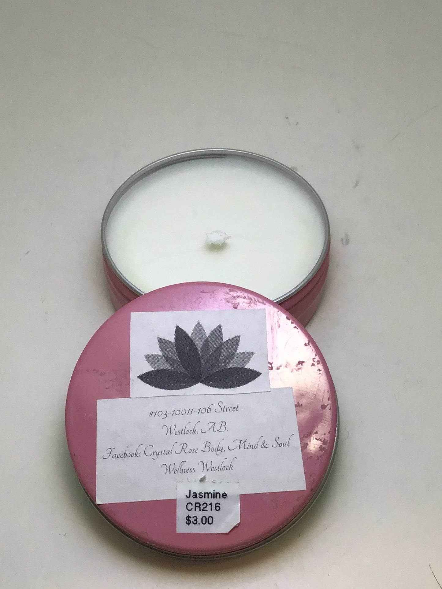 CRW Hand Crafted Jasmine Soy Candle