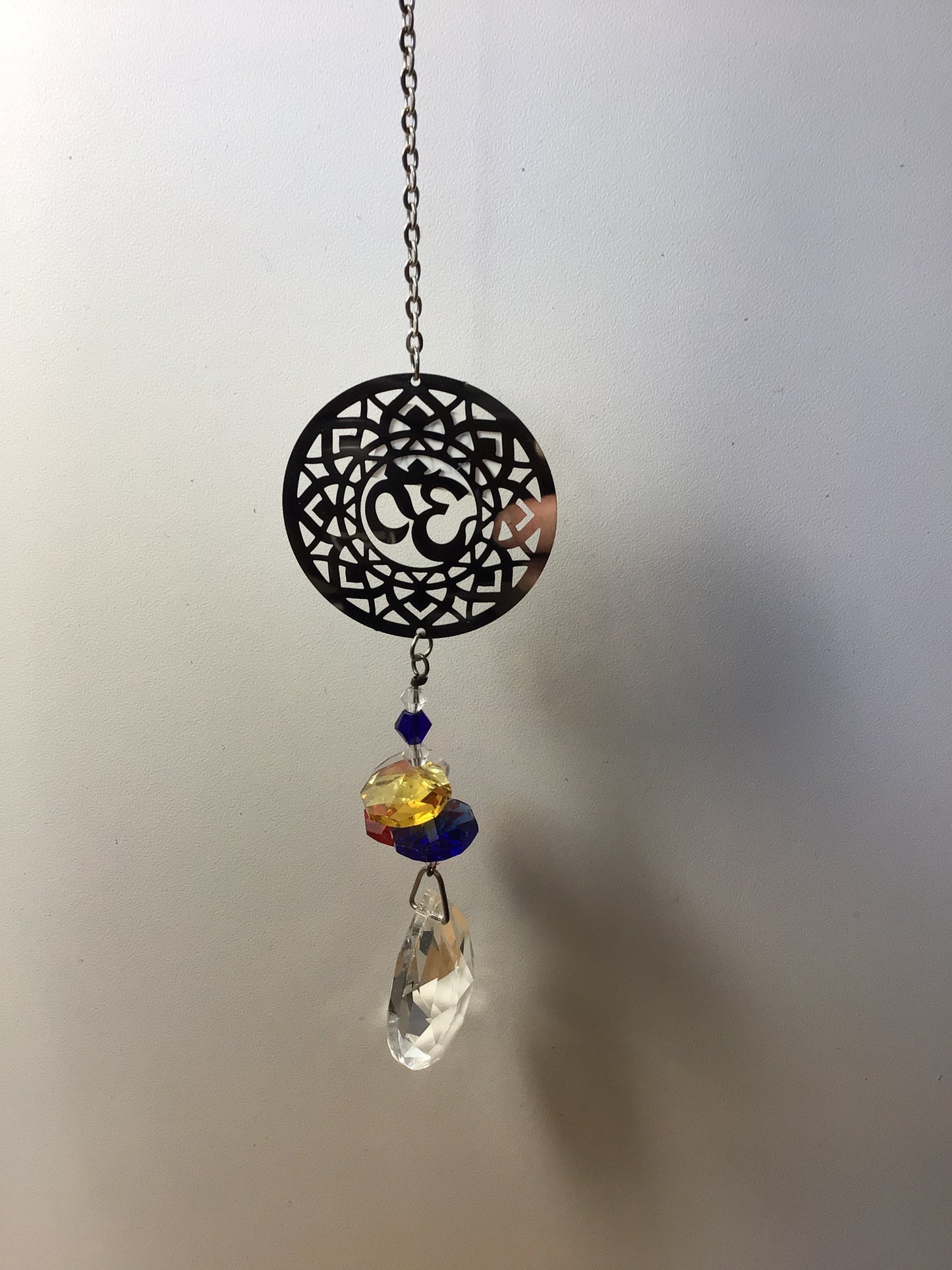 OM Hanging Crystal