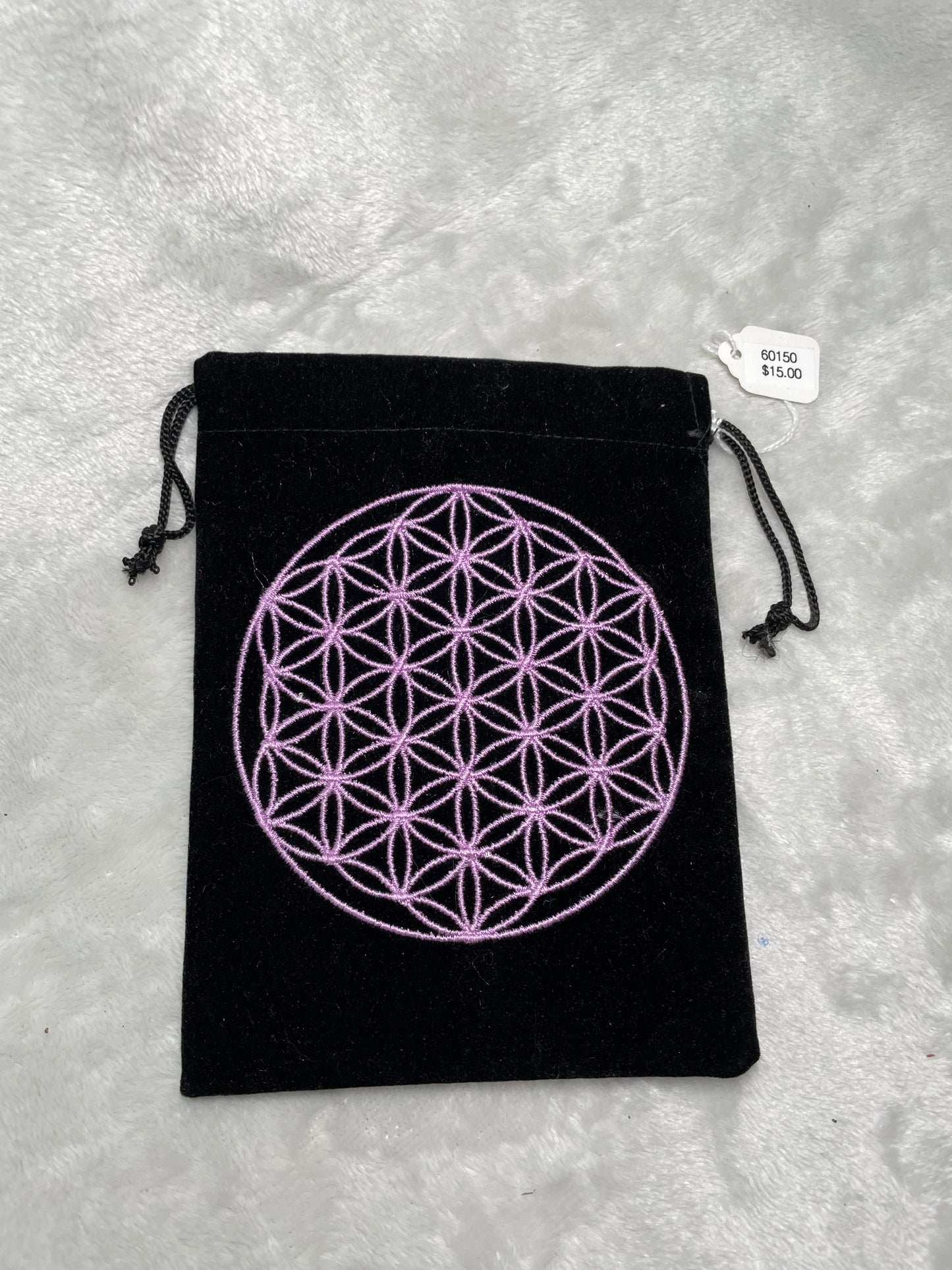 Flower of Life Velvet Bag