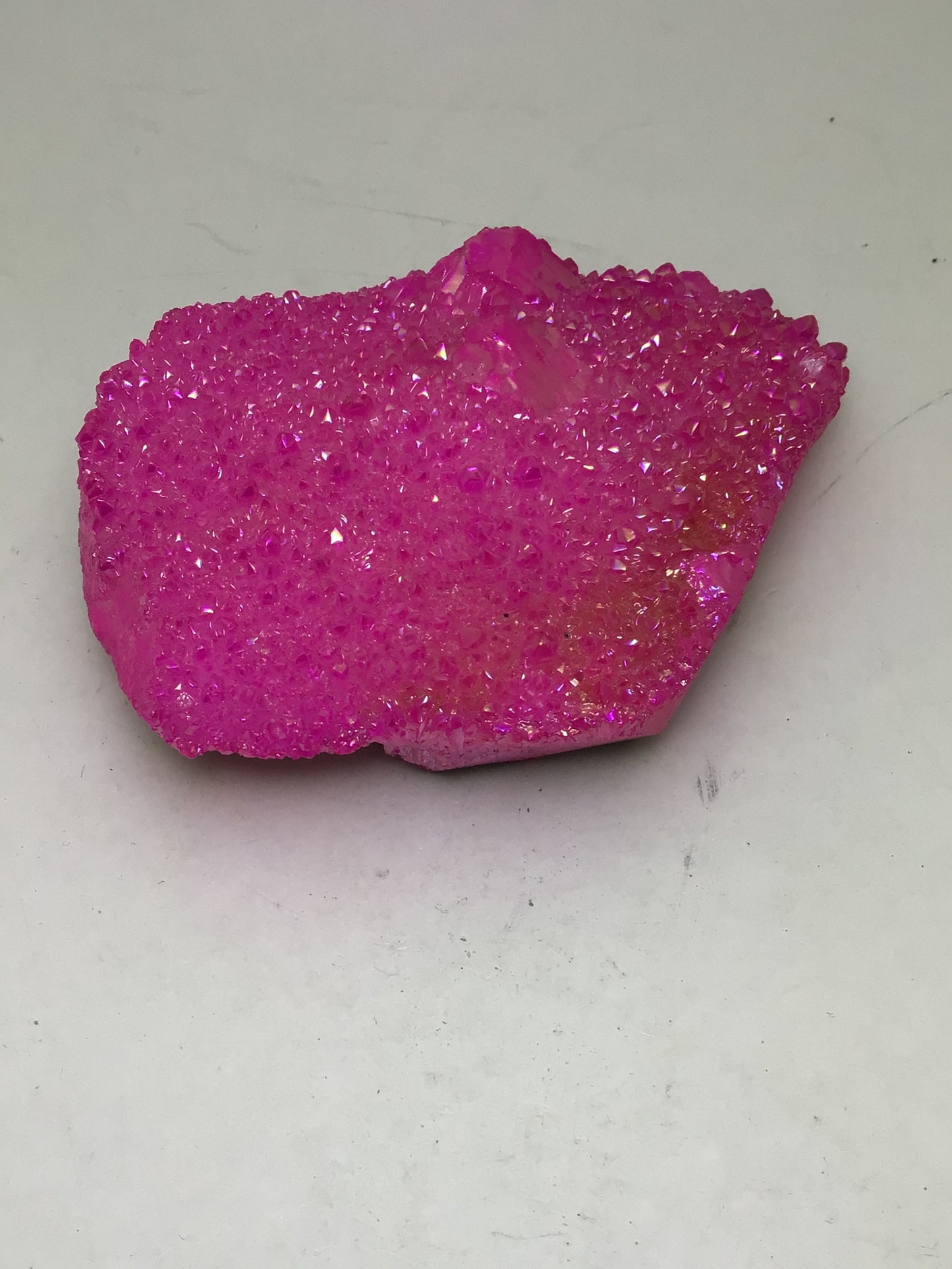 Purple Aura Quartz Cluster