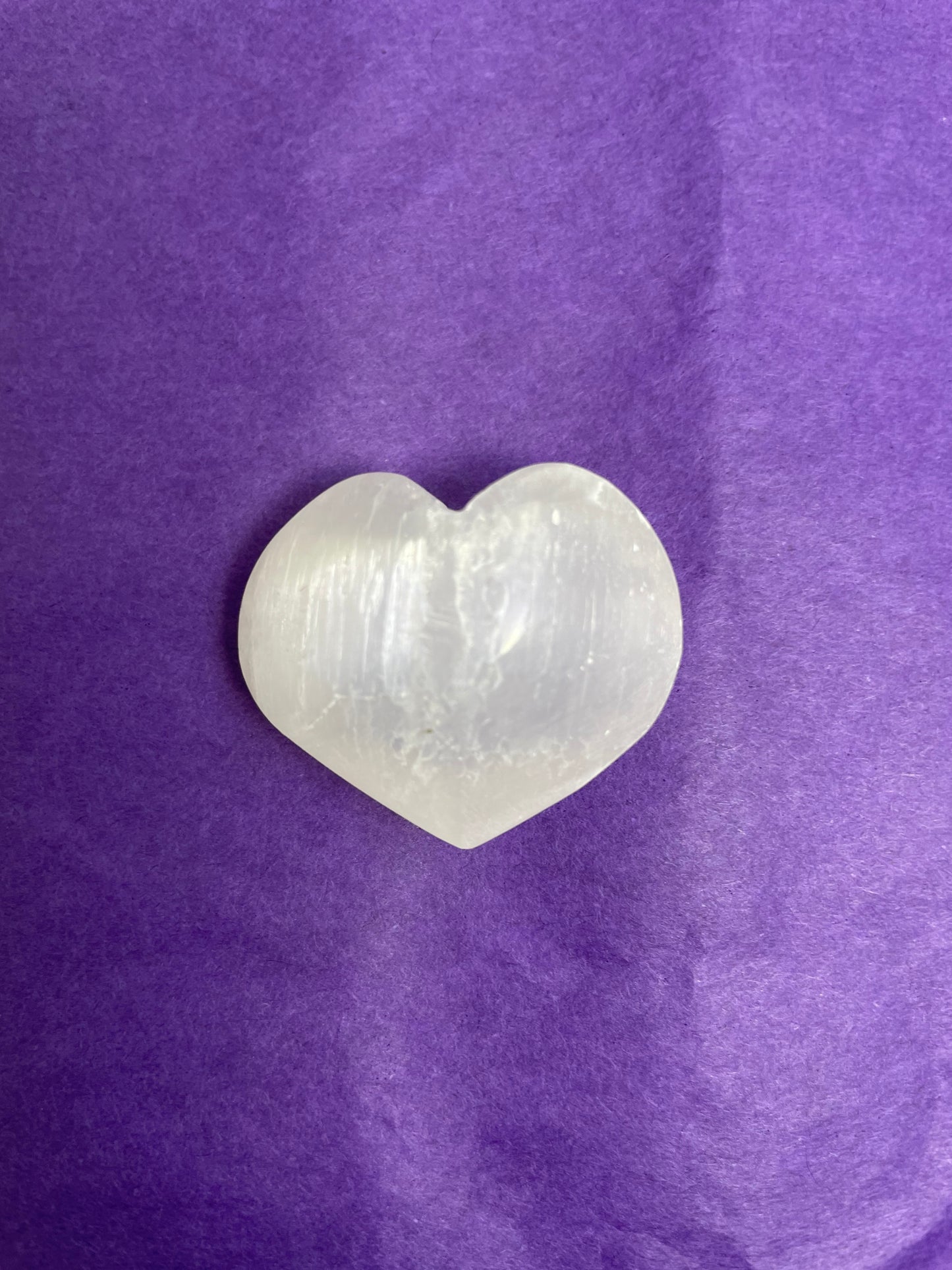Selenite Heart