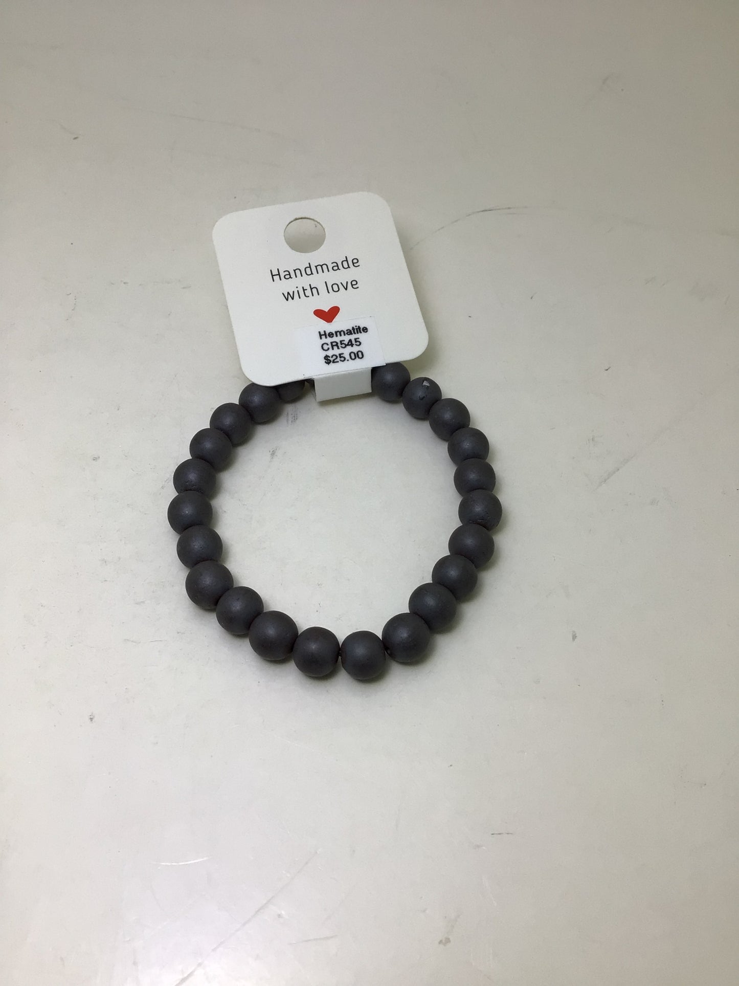 Matte Hematite Bracelet