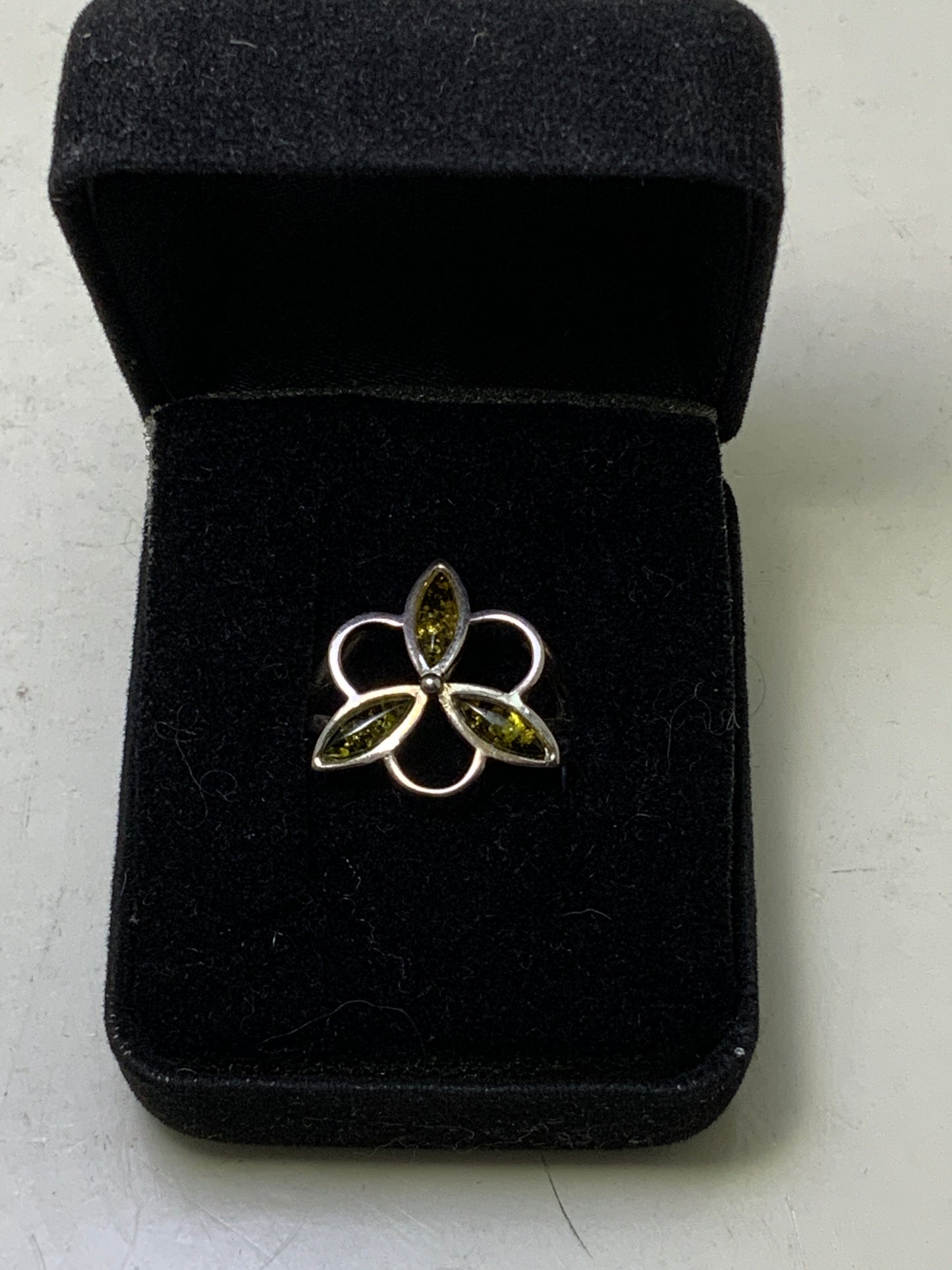 Peridot Sterling Silver Rings