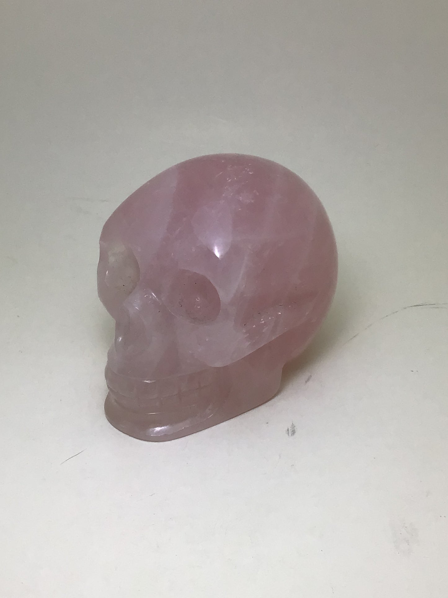 Rose Quartz Skull