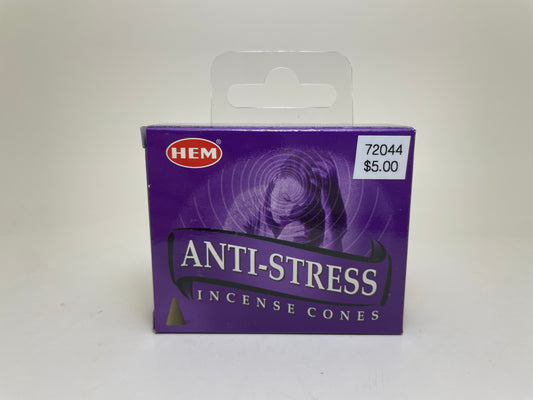 Anti-Stress Hem Incense Cones