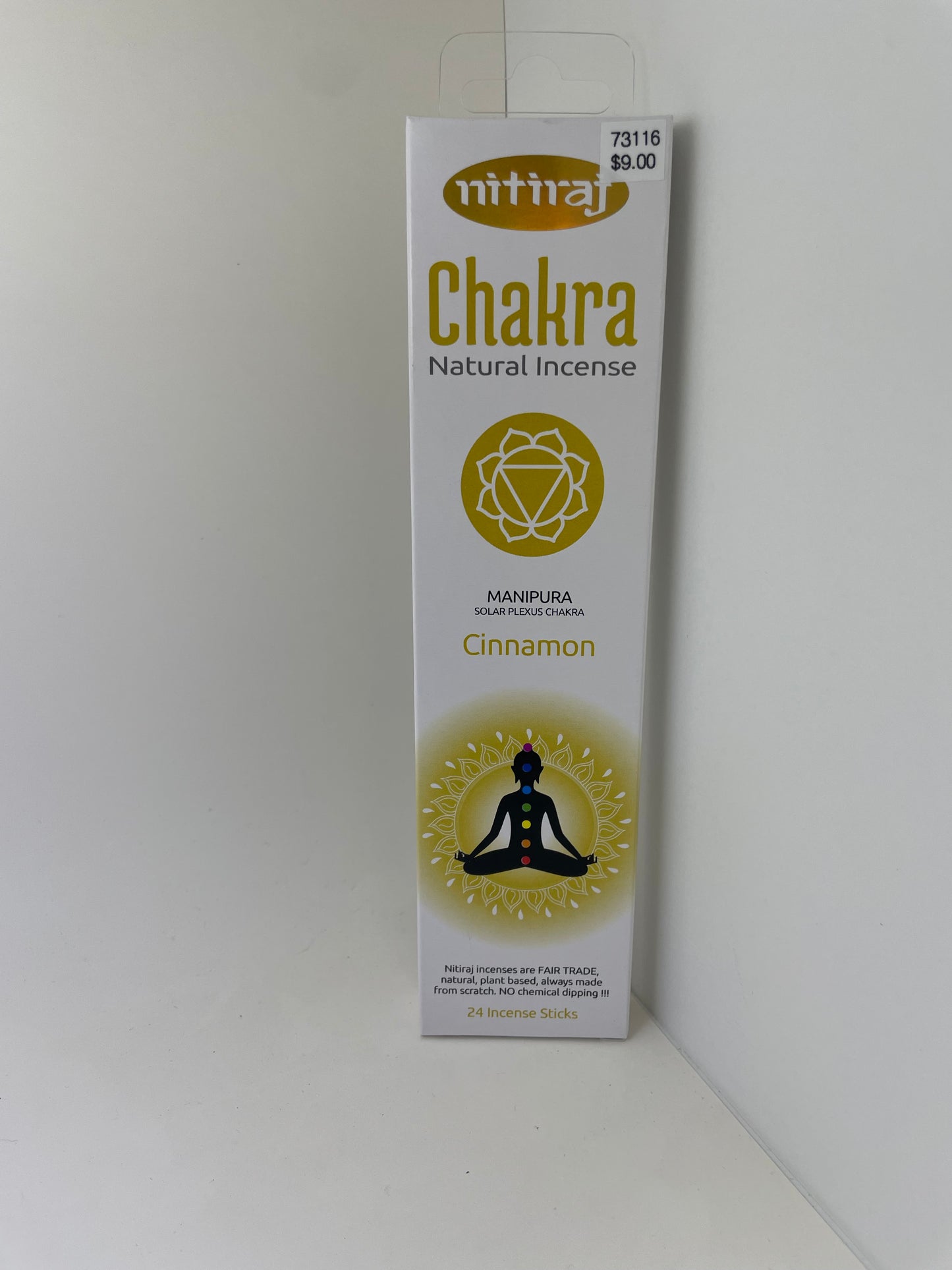 Solar Plexus Chakra Nitiraj Cinnamon Incense Sticks