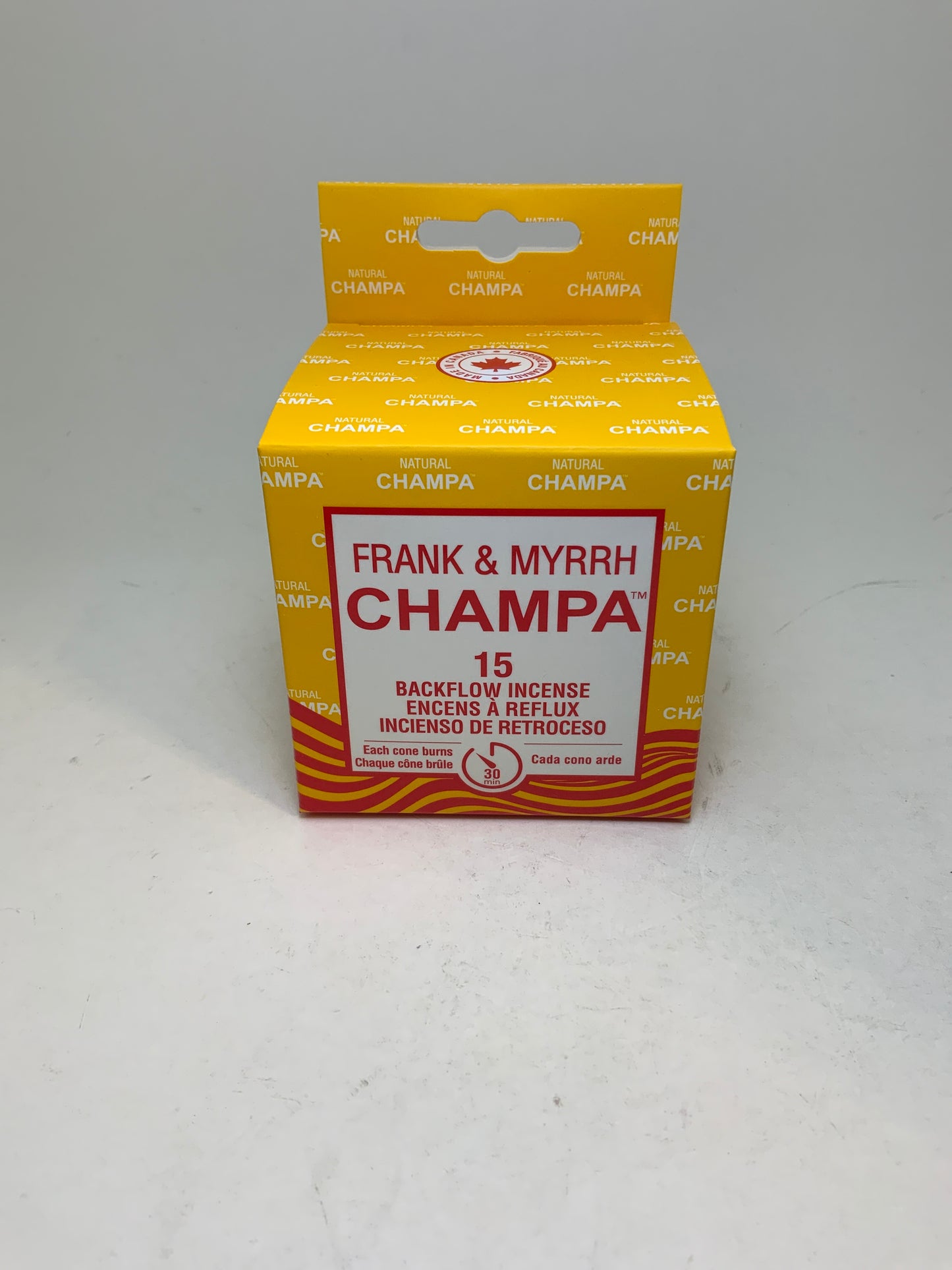Natural Champa Backflow Incense Cones