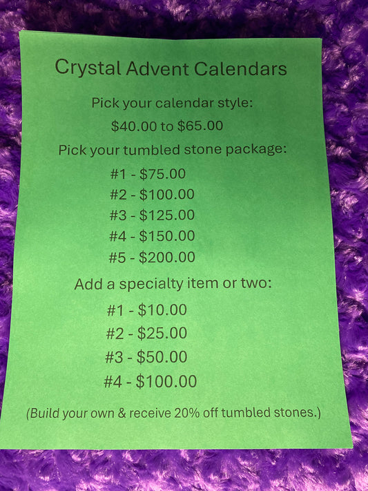 Advent Calendar Packages