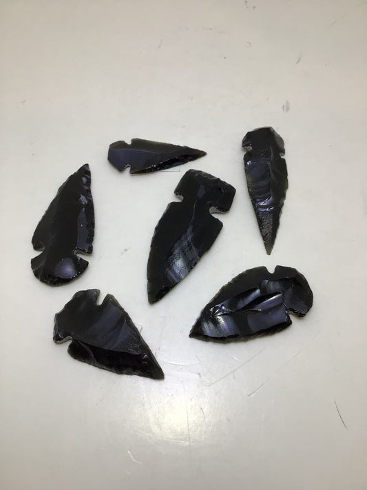 Black Obsidian Arrowhead