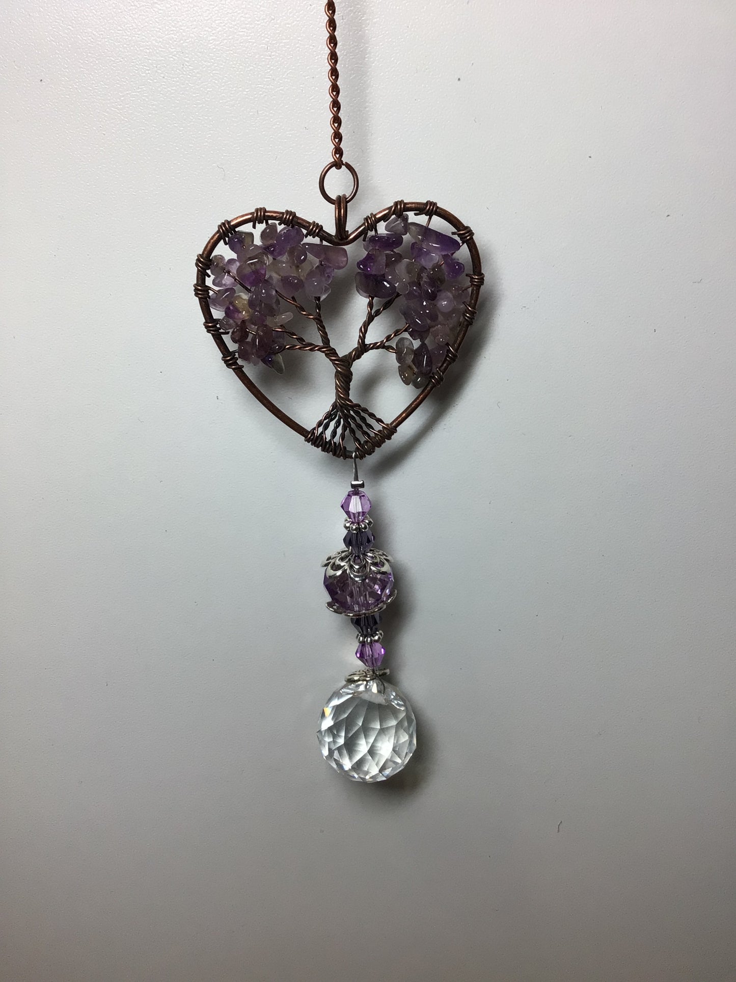 Amethyst Tree of Life Suncatcher