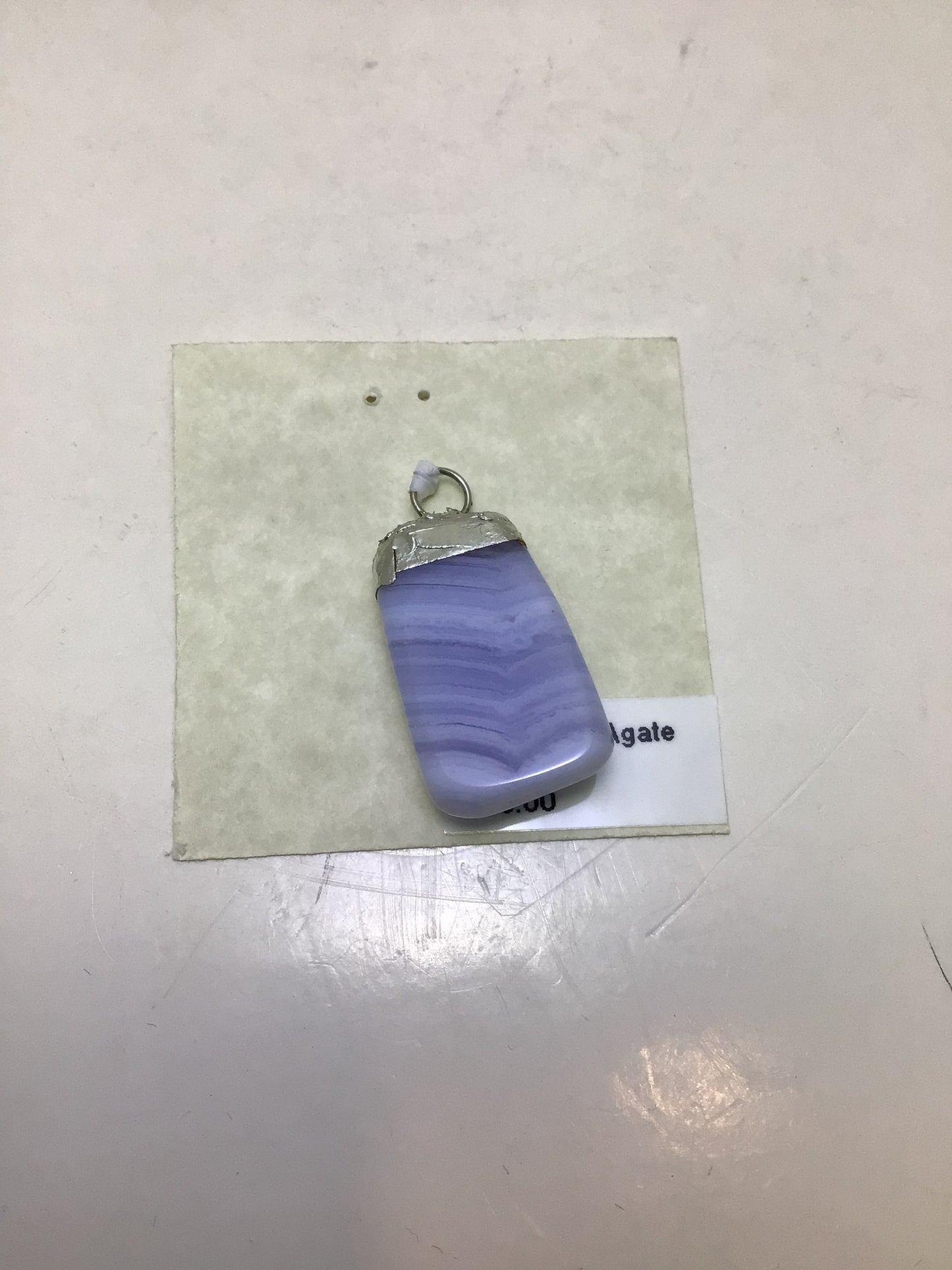 Blue Lace Agate Pendant