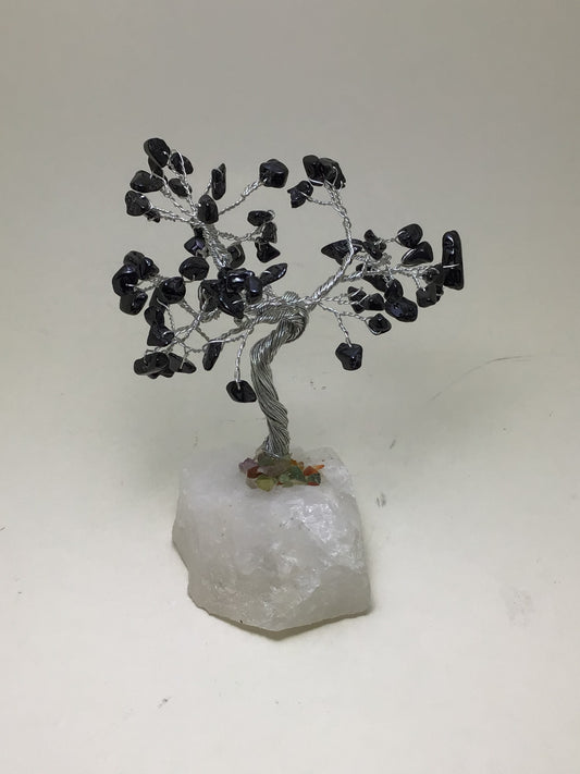 Black Obsidian Gemstone Tree