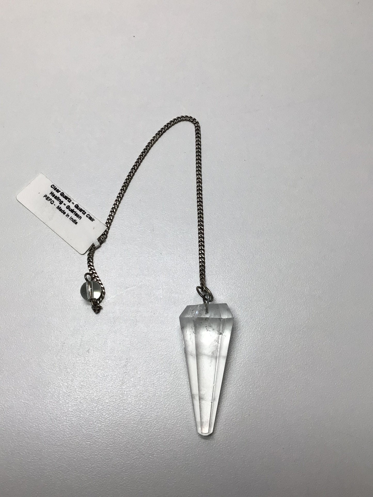 Clear Quartz Pendulum