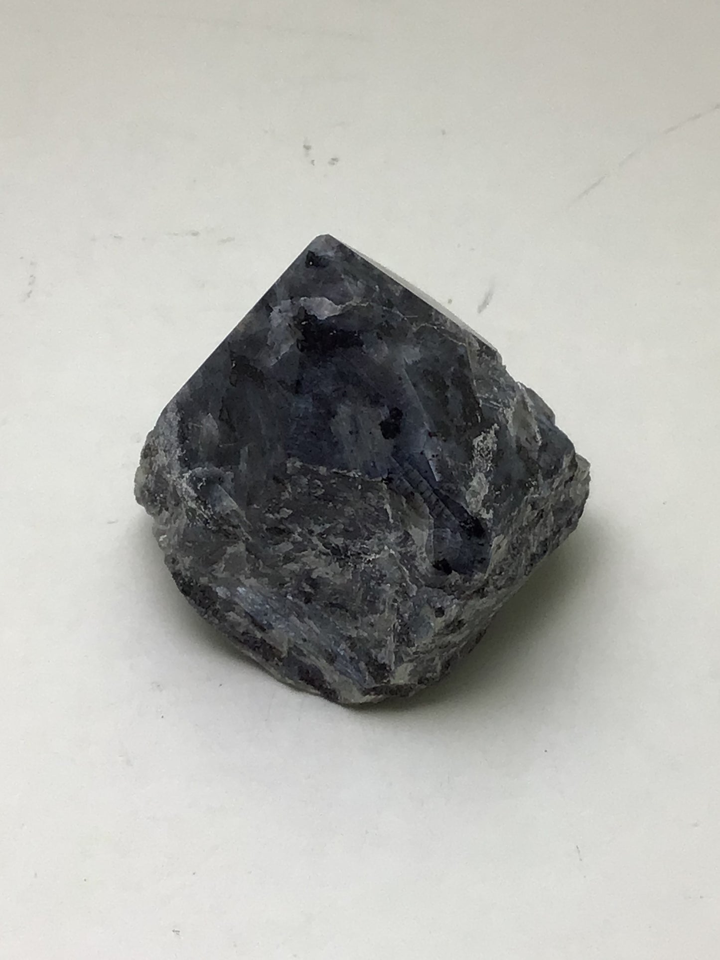 Larvakite/ Black Labradorite Rough Point