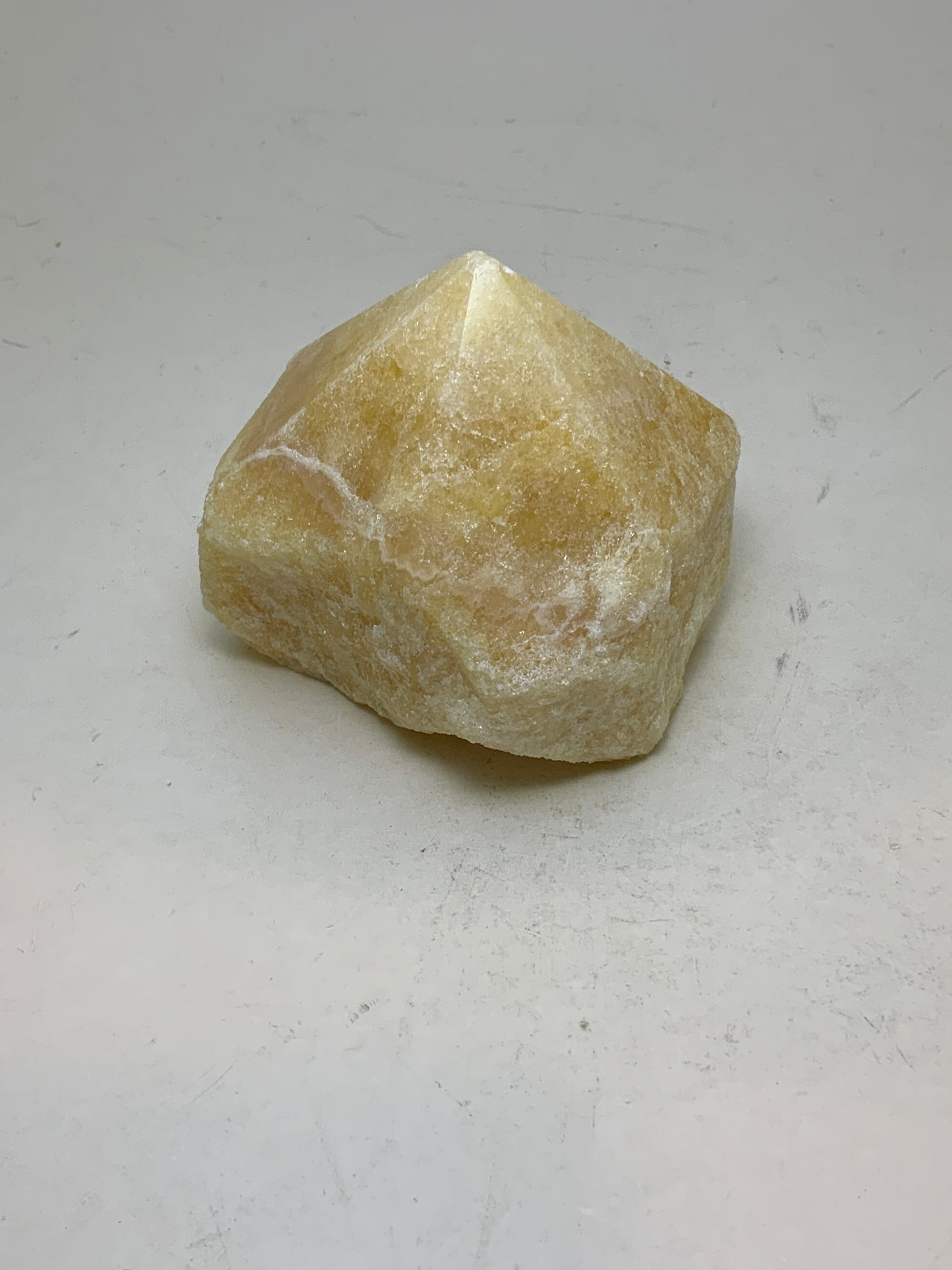 Yellow Calcite Polished Point
