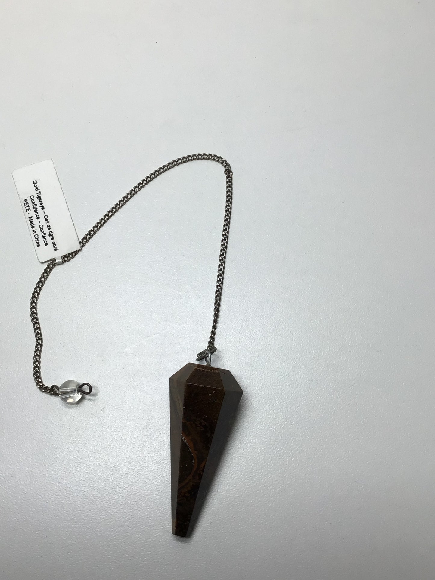 Gold Tiger Eye Pendulum