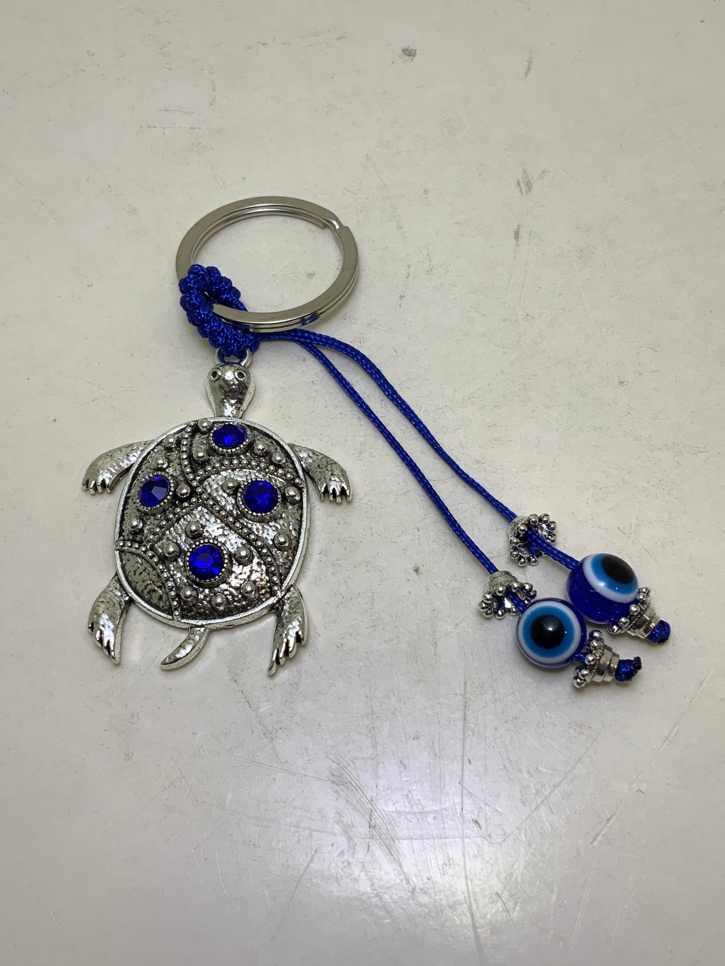 Turtle Evil Eye Protection Key Chain