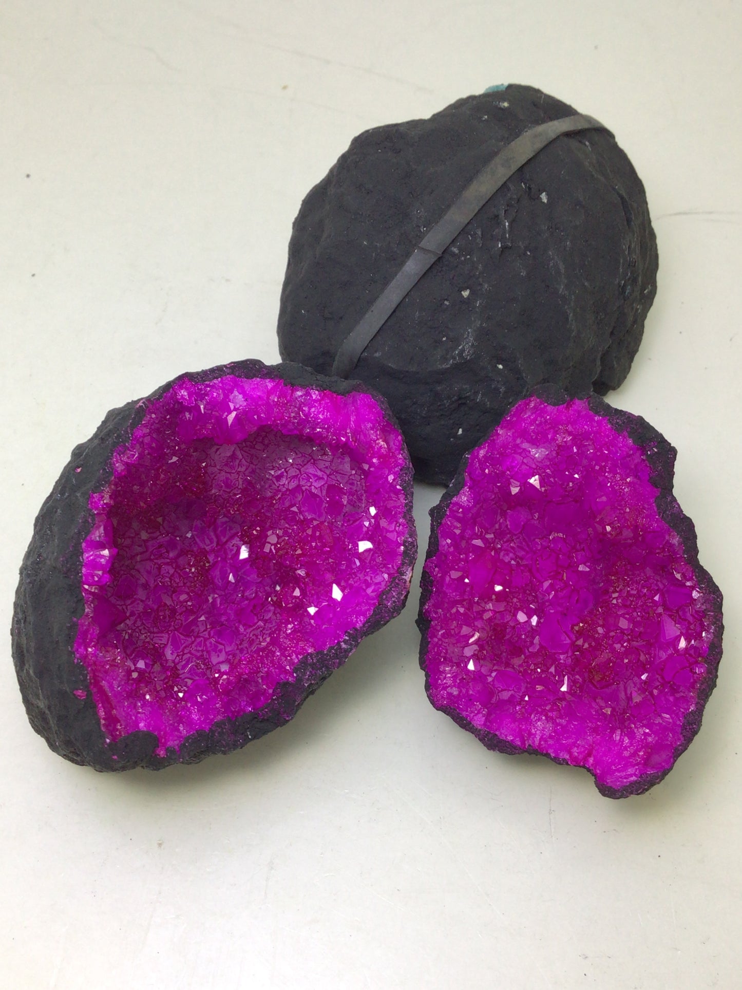 Medium Pink Cracked Geode
