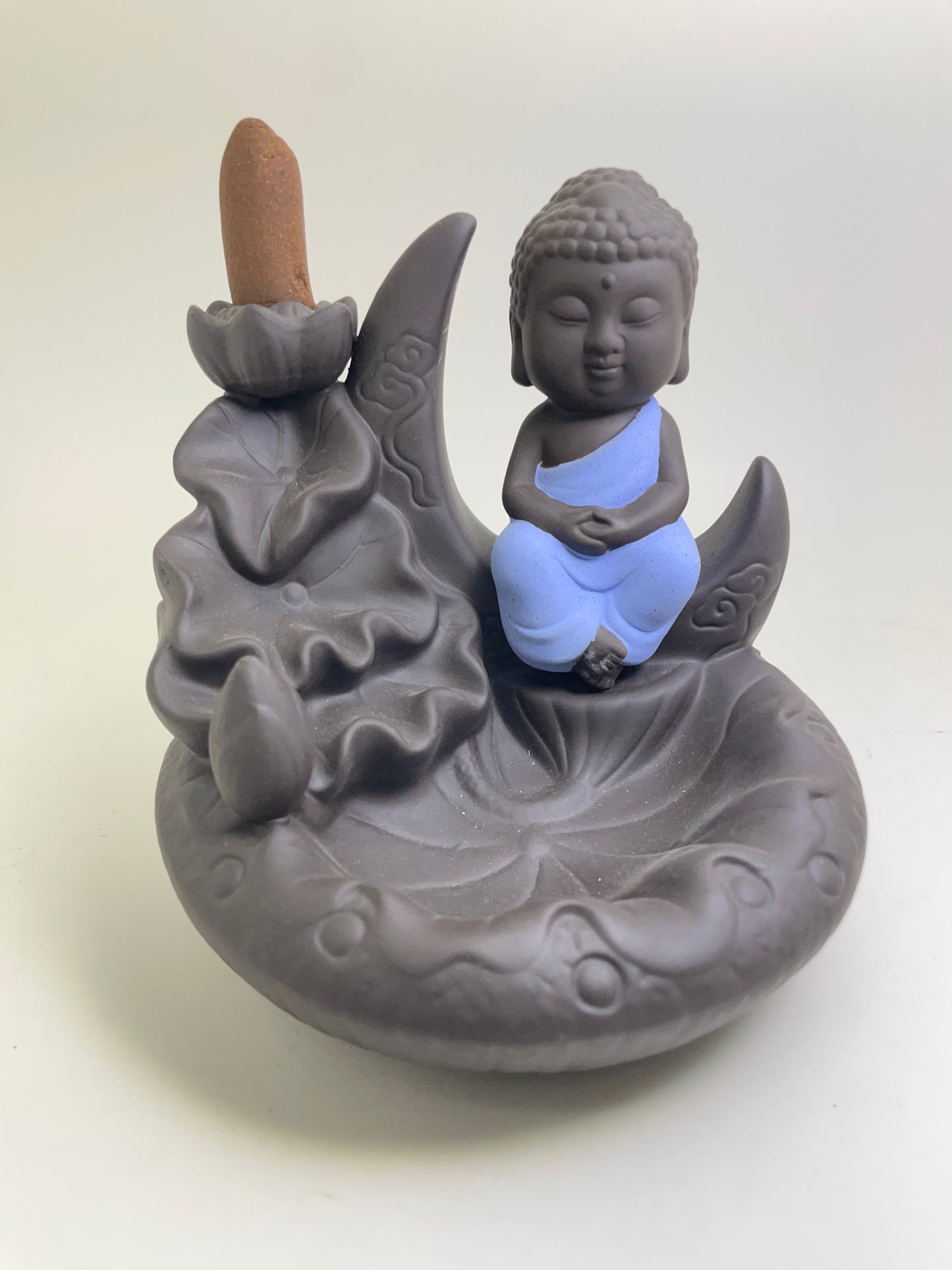 Backflow Zisha Buddha Incense Holder