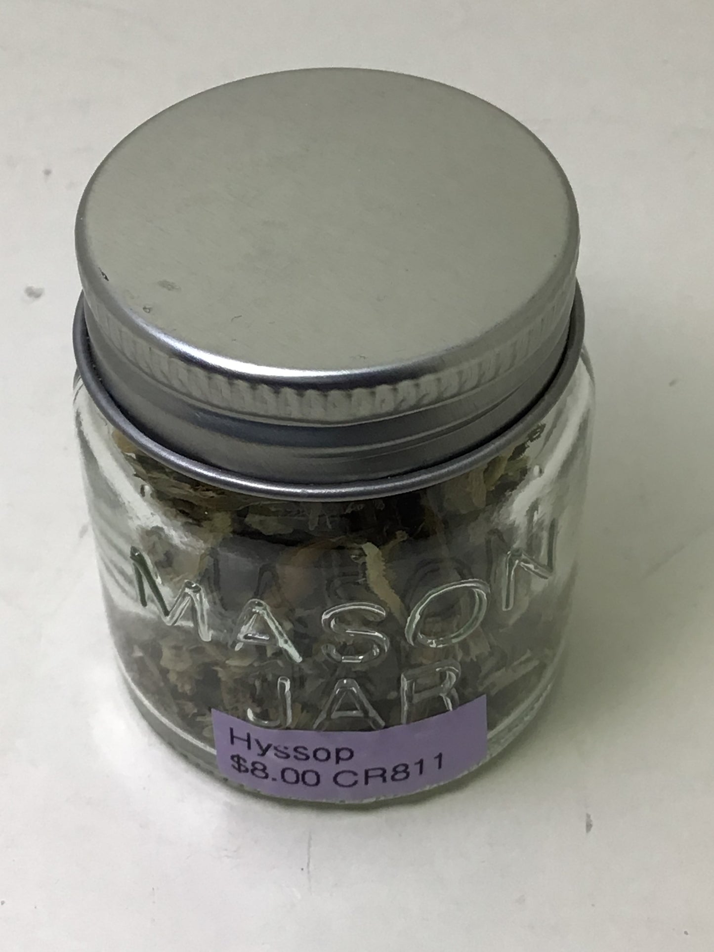 Hyssop Herb Jar