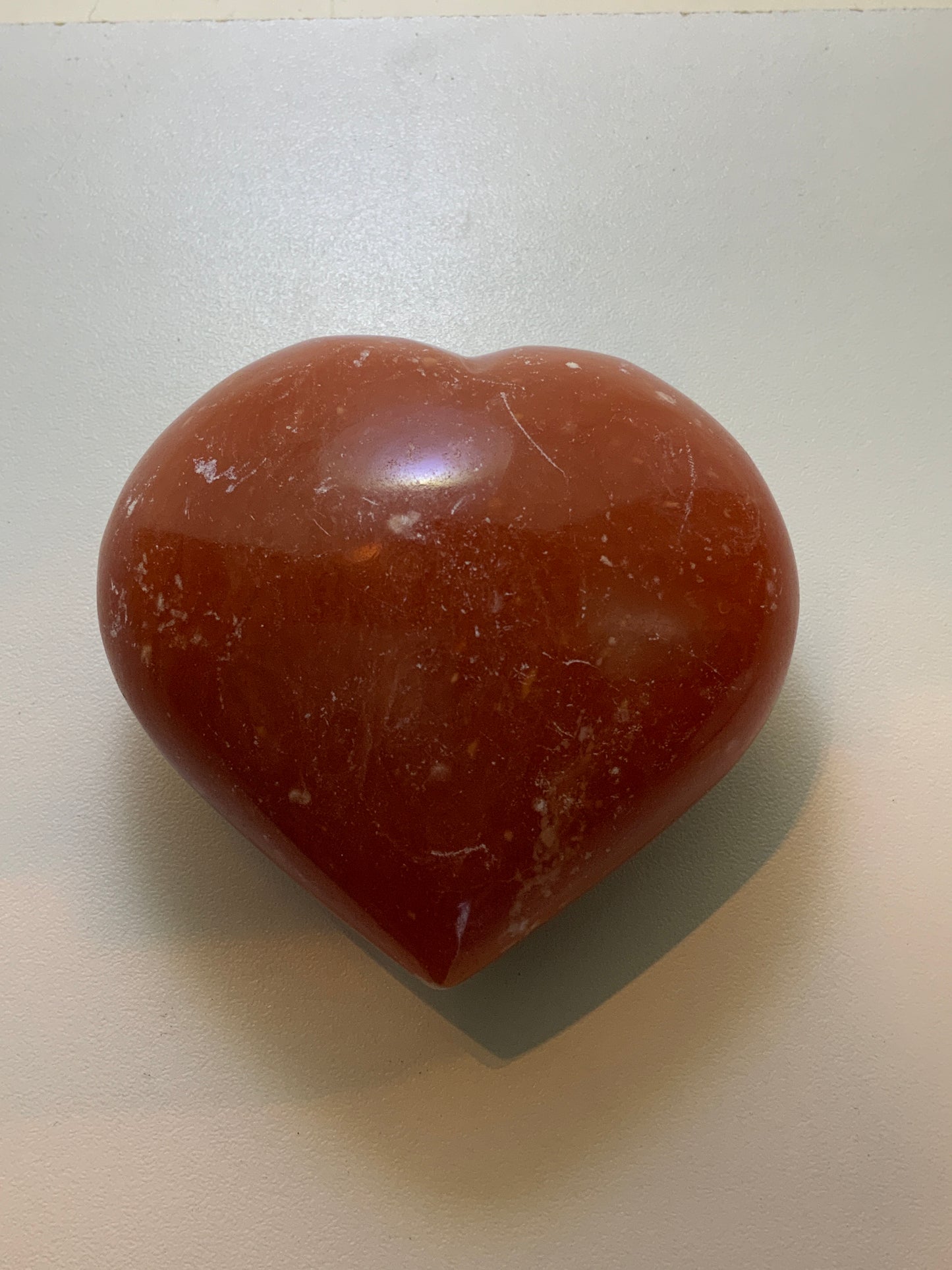 Red Jasper Heart